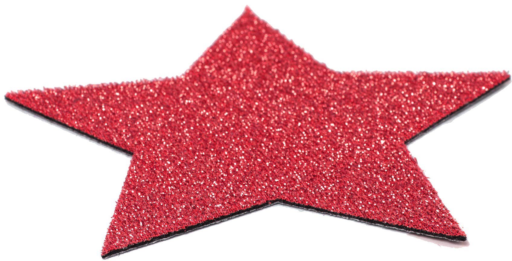 Platzset, Stern, Weihnachtsdeko rot, Primaflor-Ideen in Textil, (Set, 2-St), auch ideal als Untersetzer oder Dekoration, Größe 29,5 cm