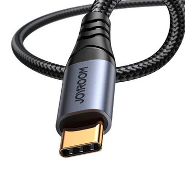 JOYROOM Audiokabel AUX 3,5 mm Miniklinke – USB-C für Telefon 1,2 m schwarz Audio- & Video-Kabel