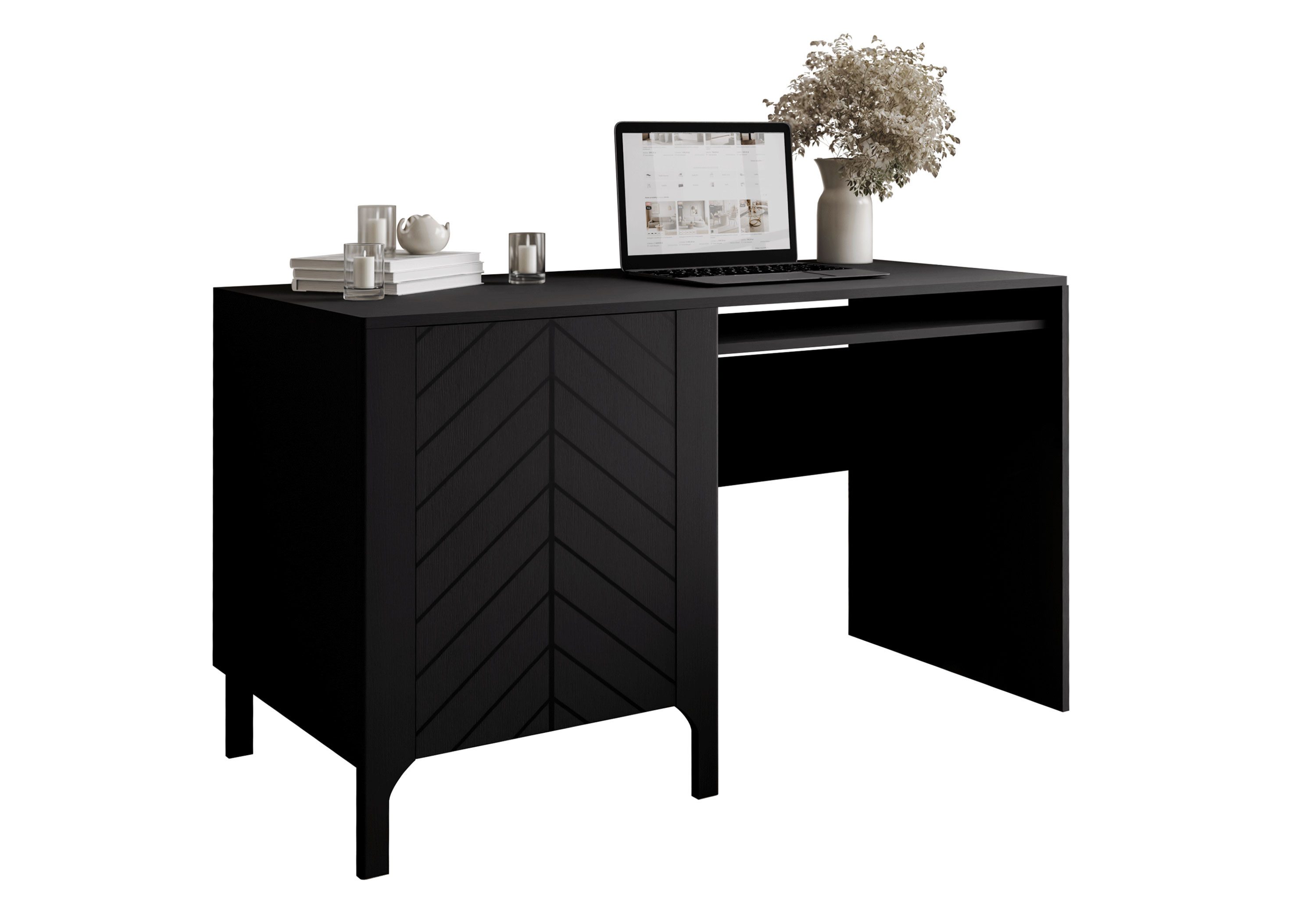 Lookway Schreibtisch LUMI mit Ablage unter der Tischplatte (1x Schreibtisch), Breite: 135 cm