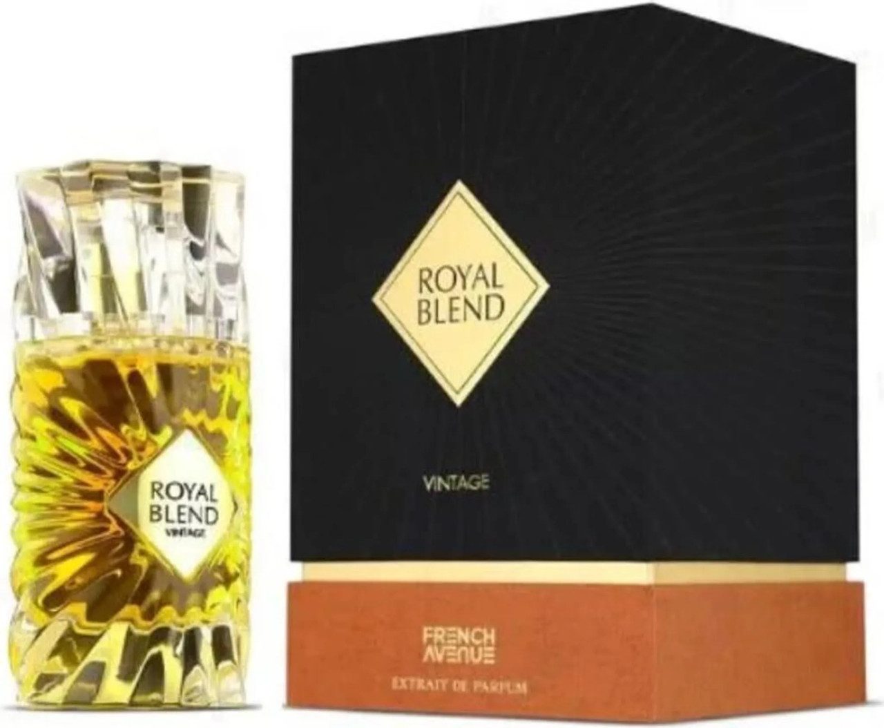 French Avenue Парфюми Royal Blend Vintage, Glasflakon, Parfüm EDP, Unisex Duft