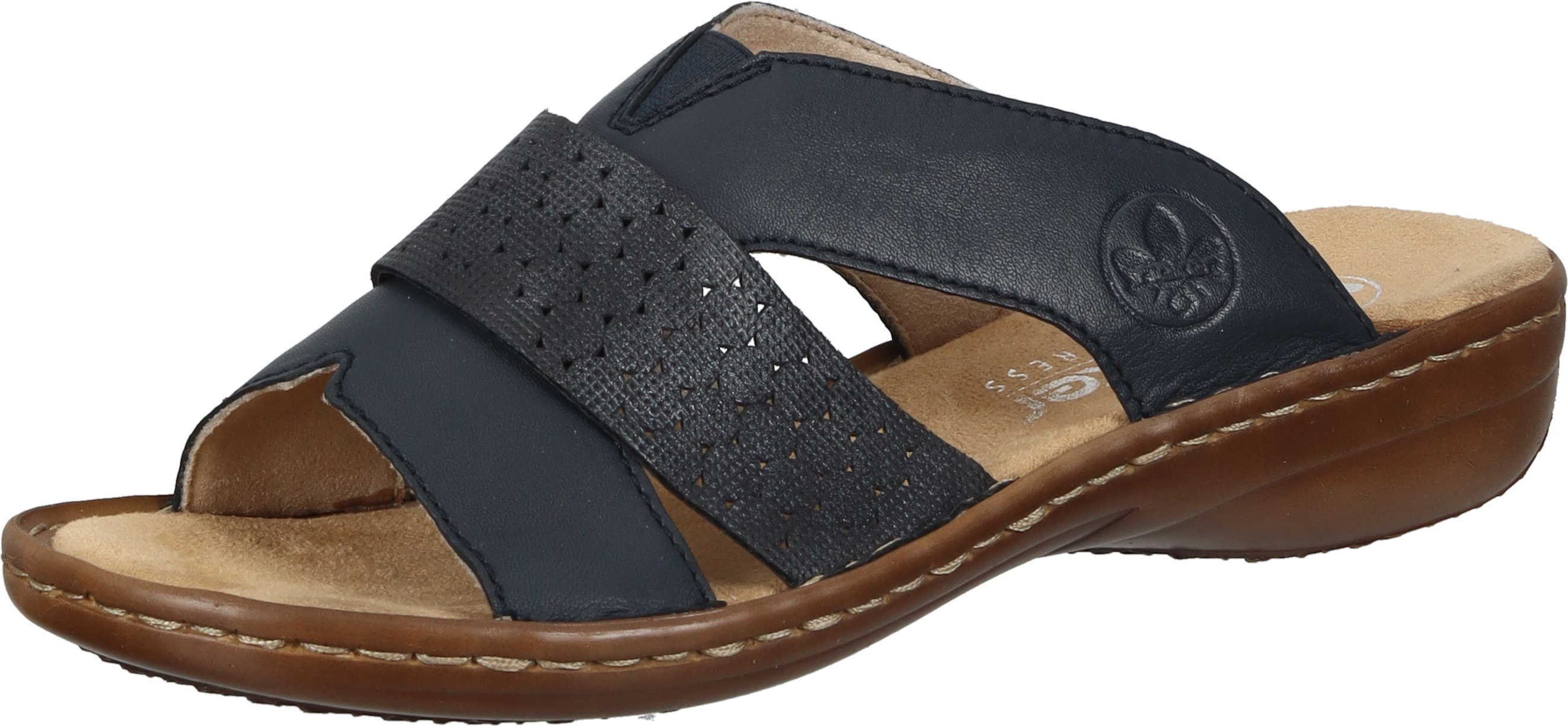 Rieker Pantoletten Pantolette mit Gummizug günstig online kaufen