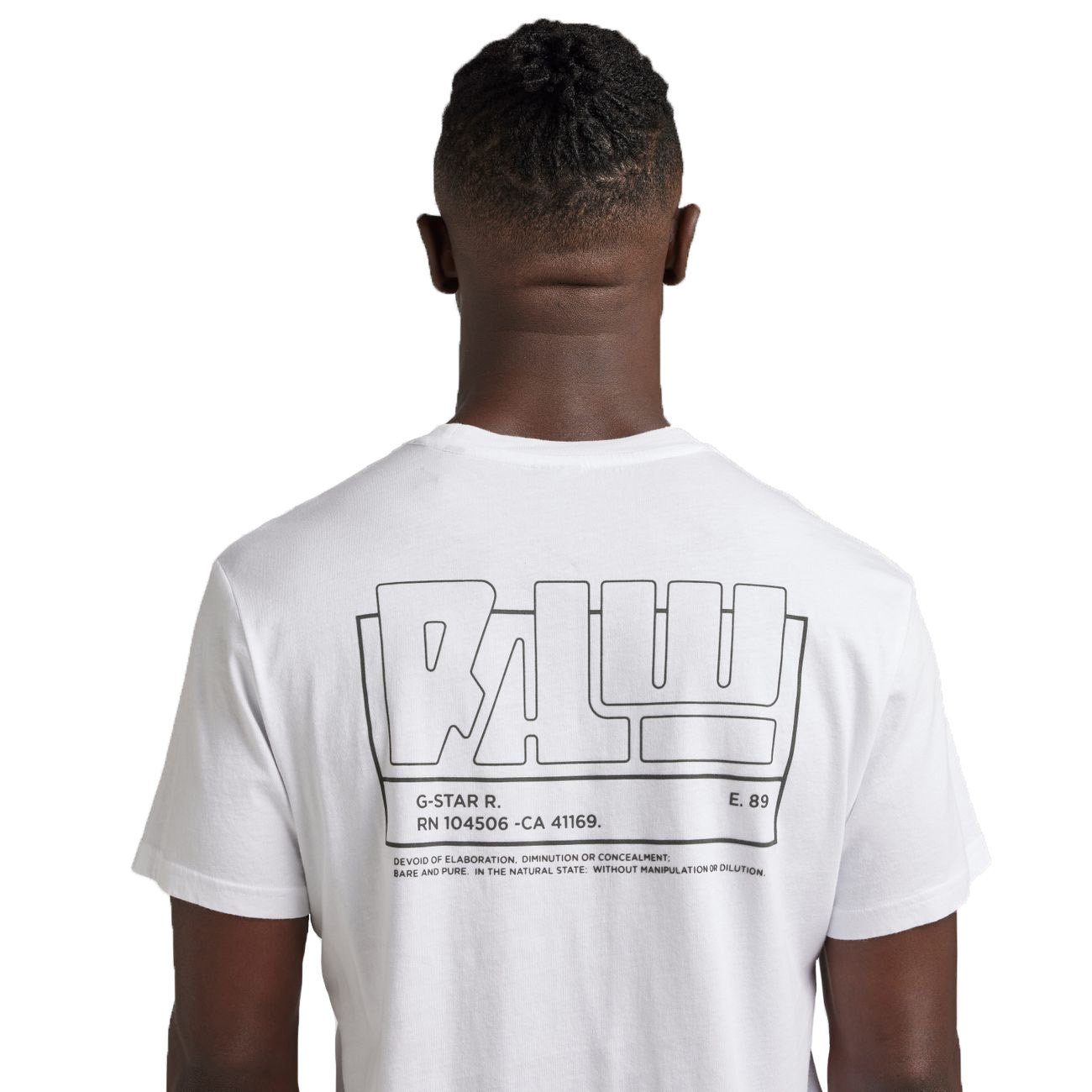 RAW RAW Graphic White G-Star Back t r (1-tlg) Print-Shirt