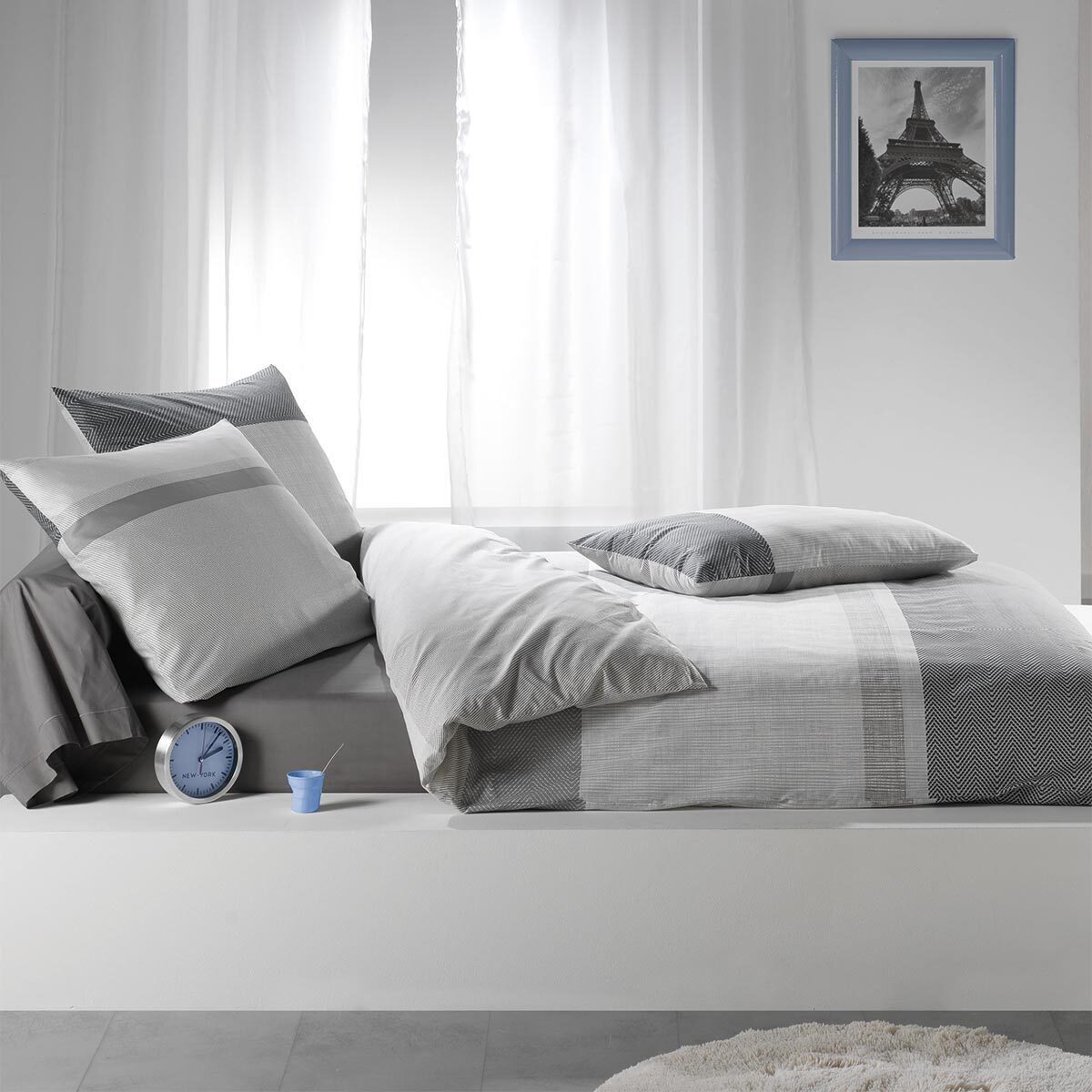 TRAUMSCHLAF Bettwäsche Spencer, Renforce, 2 teilig, zeitloses Streifendesig günstig online kaufen
