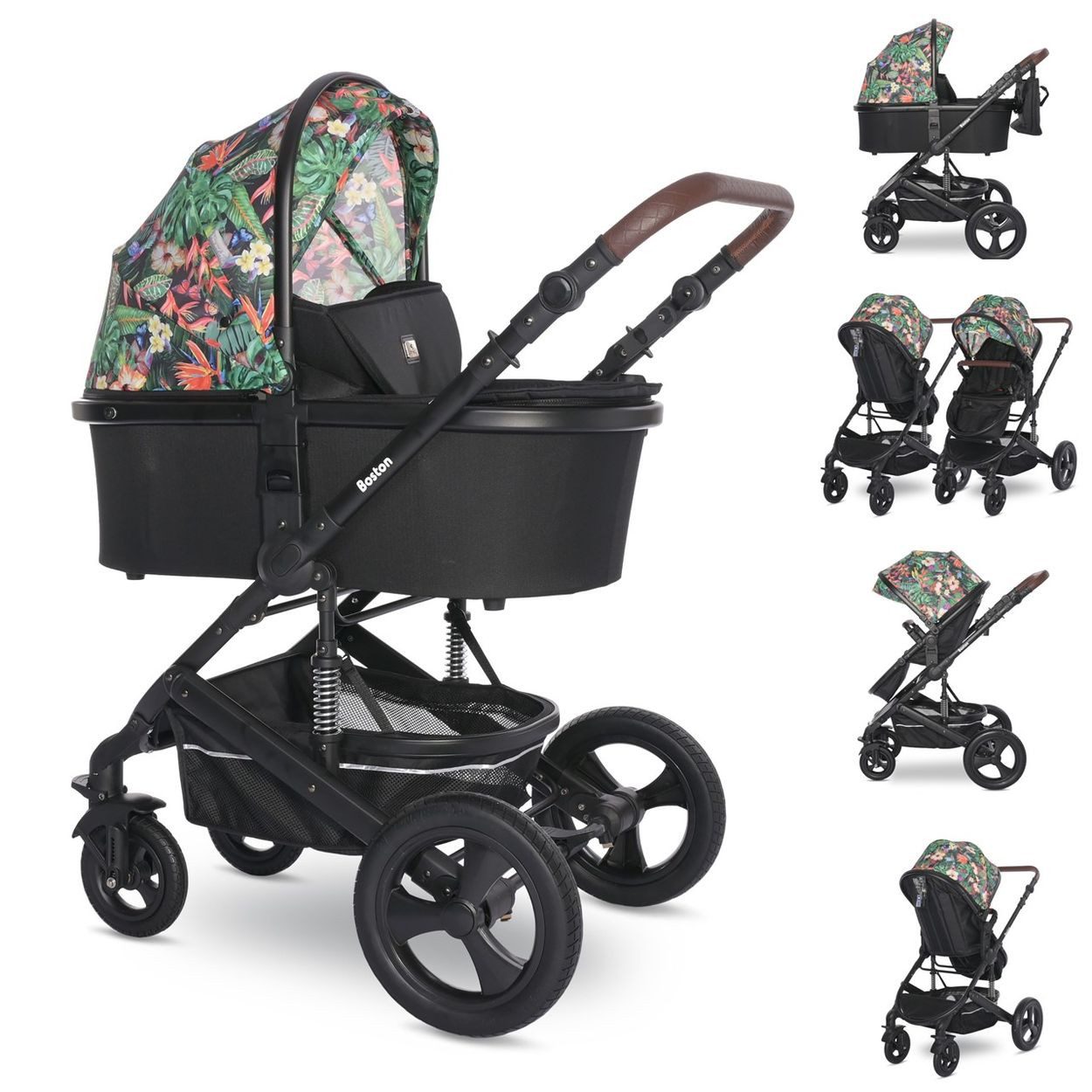 Kombi-Kinderwagen Kombikinderwagen Boston 2 in 1