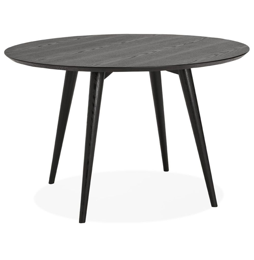 120 Holz KADIMA DESIGN Gastrotisch LYDIA (black) Bartisch Schwarz x