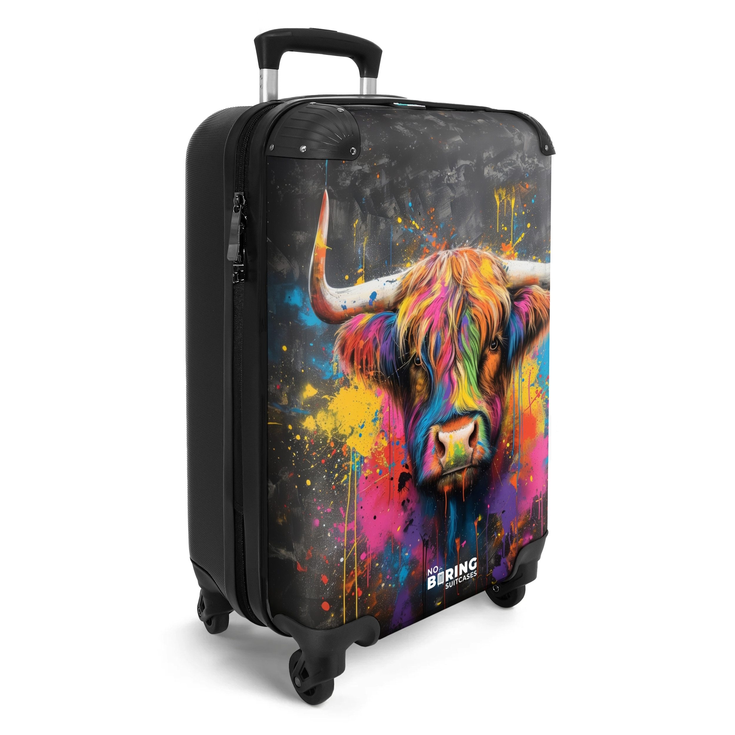 NoBoringSuitcases.com© Hartschalen-Trolley Schottische Highlander als Graff günstig online kaufen
