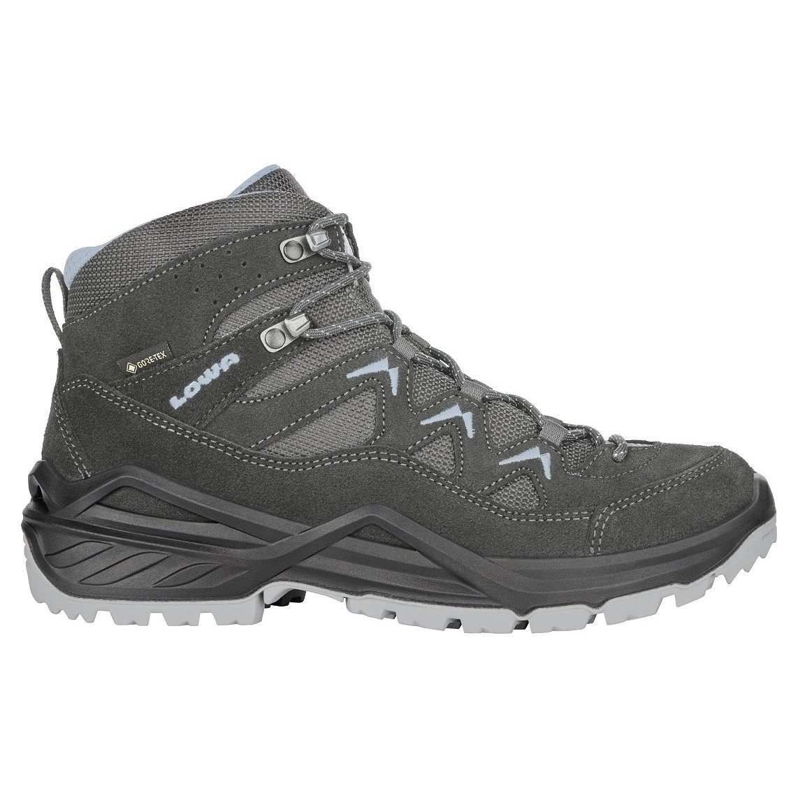 Lowa Sirkos Evo Mid GTX (wasserdicht) anthrazitgrau/eisblau Damen Wandersch günstig online kaufen