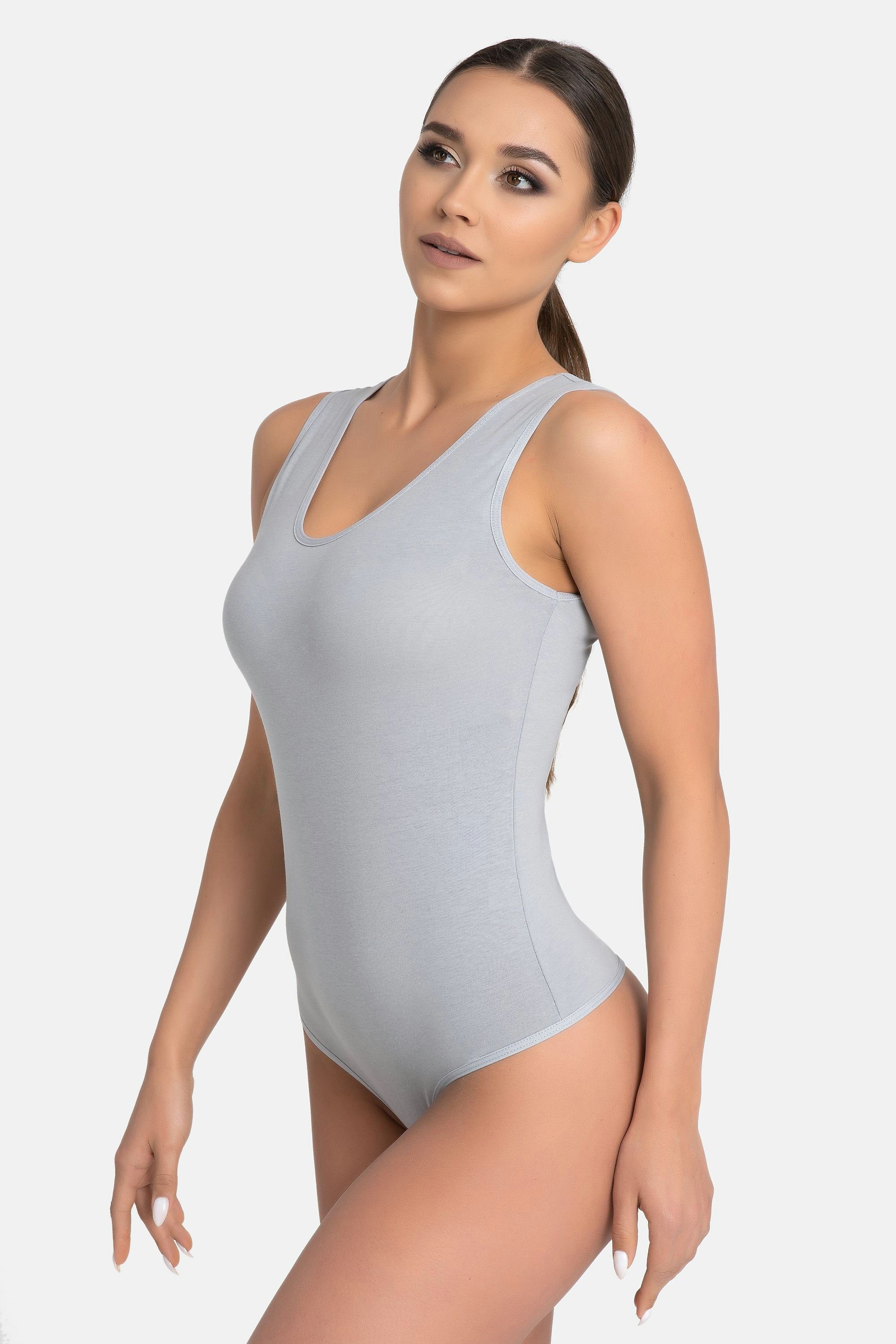 Evoni Body Damen Bodysuit ärmellos