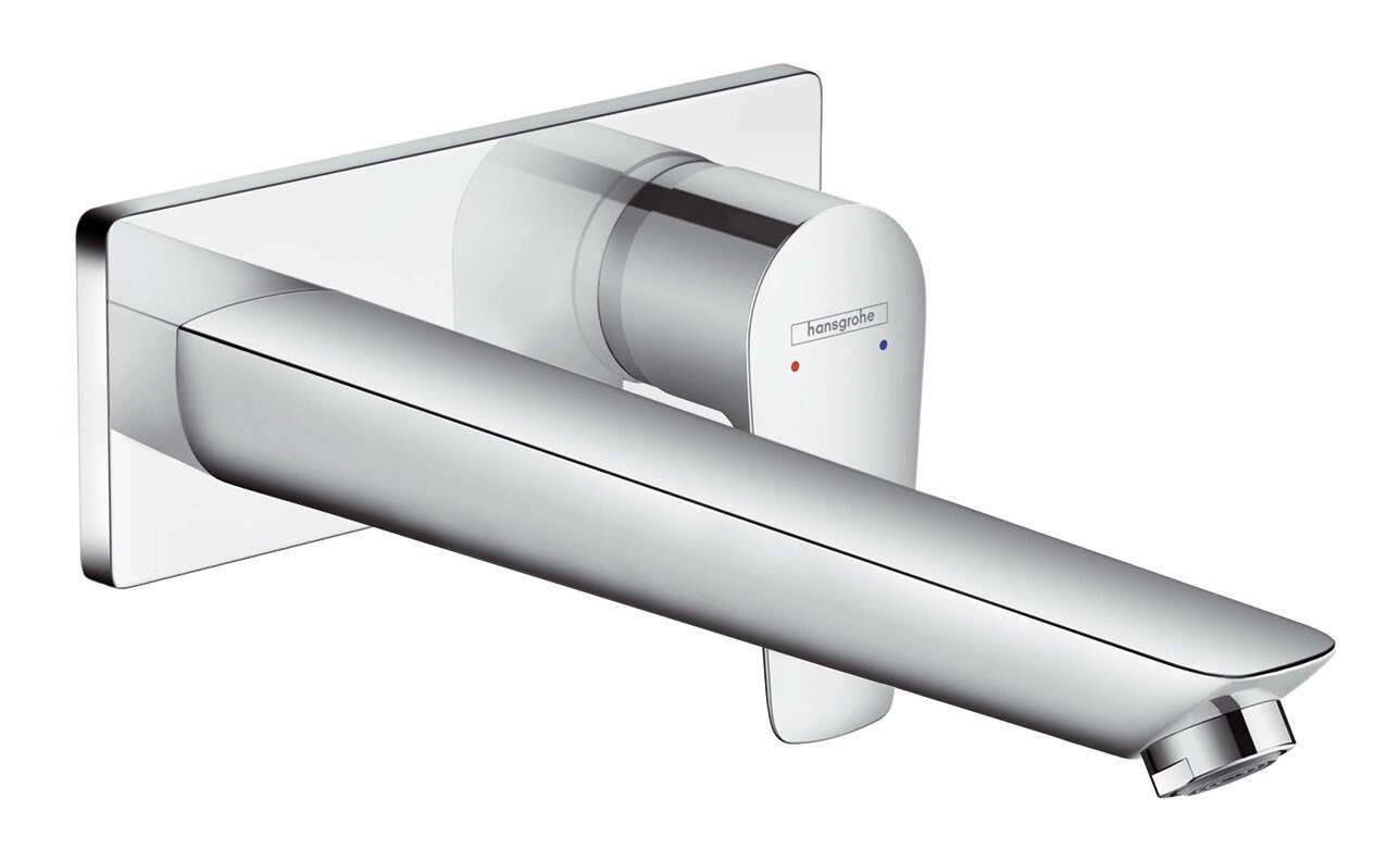 hansgrohe Unterputzarmatur Talis E Einhebel-Waschtischmischer Unterputz Ausladung 225 mm Chrom