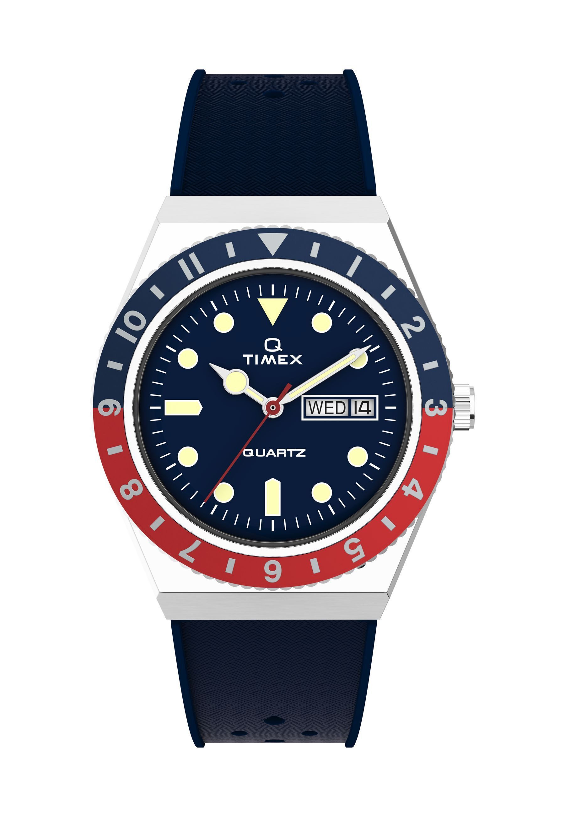 Timex Quarzuhr Q Timex¬Æ, (1-tlg., Not a set – not applicable to this product), Analoge Uhr