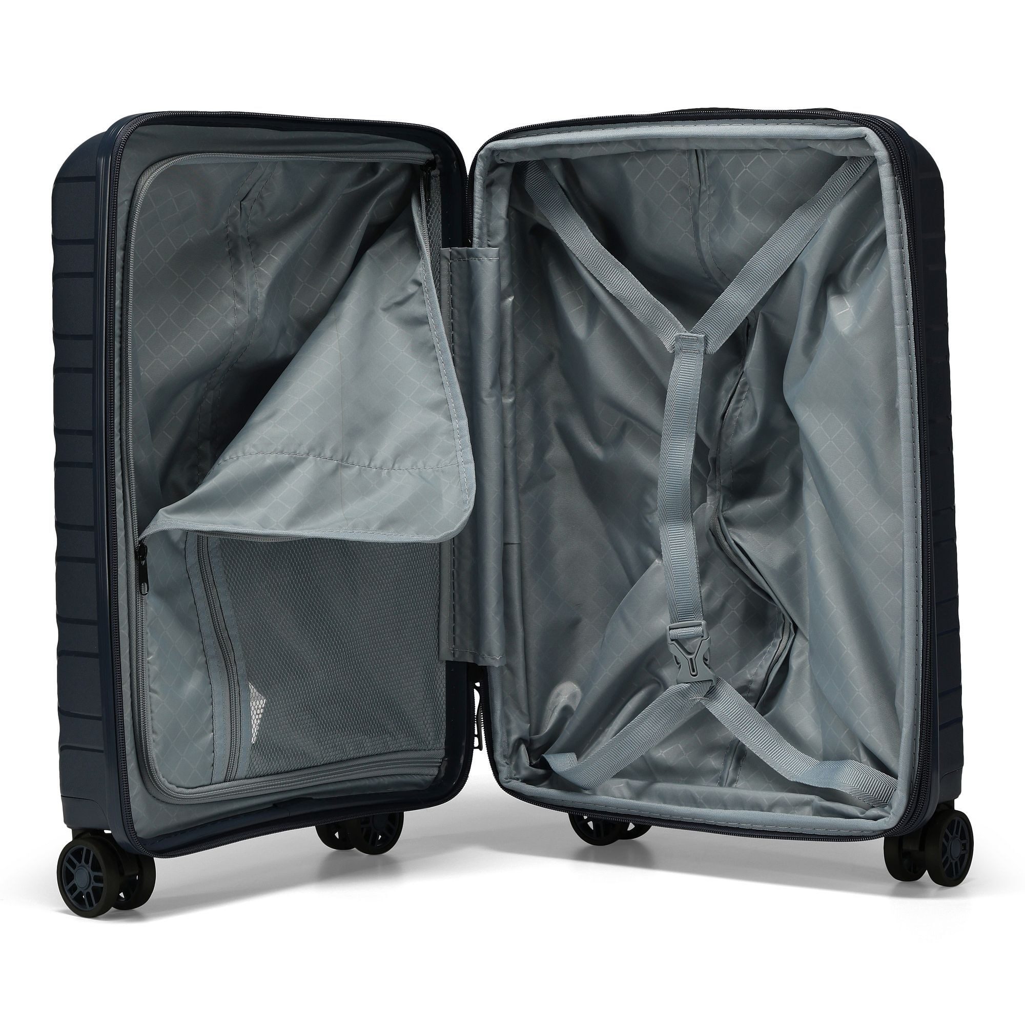 D&N Handgepäck-Trolley Travel Line 4700, 4 Rollen, Polypropylen