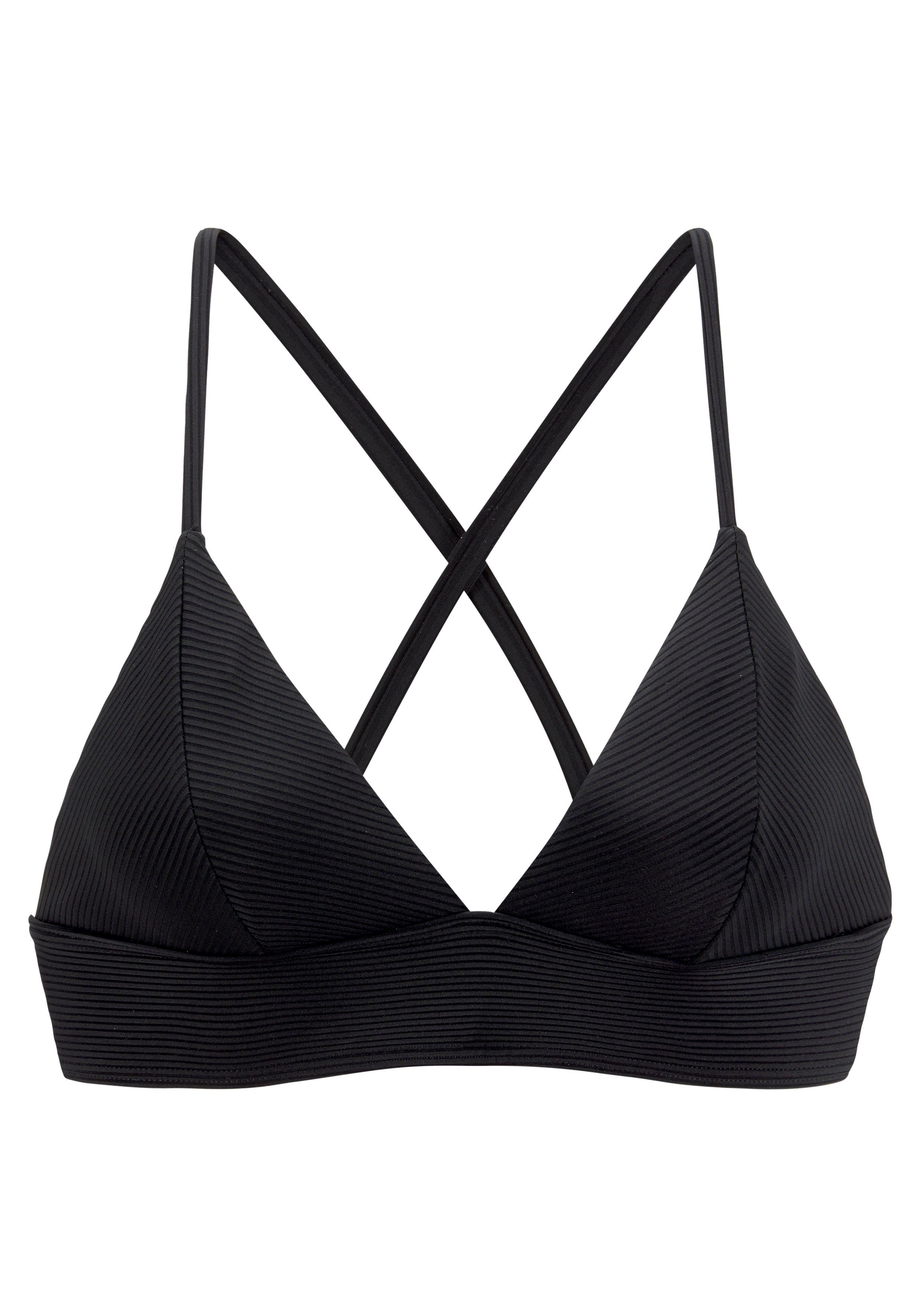 Venice Beach Triangel-Bikini-Top Lucky, aus gerippter Strukturware günstig online kaufen
