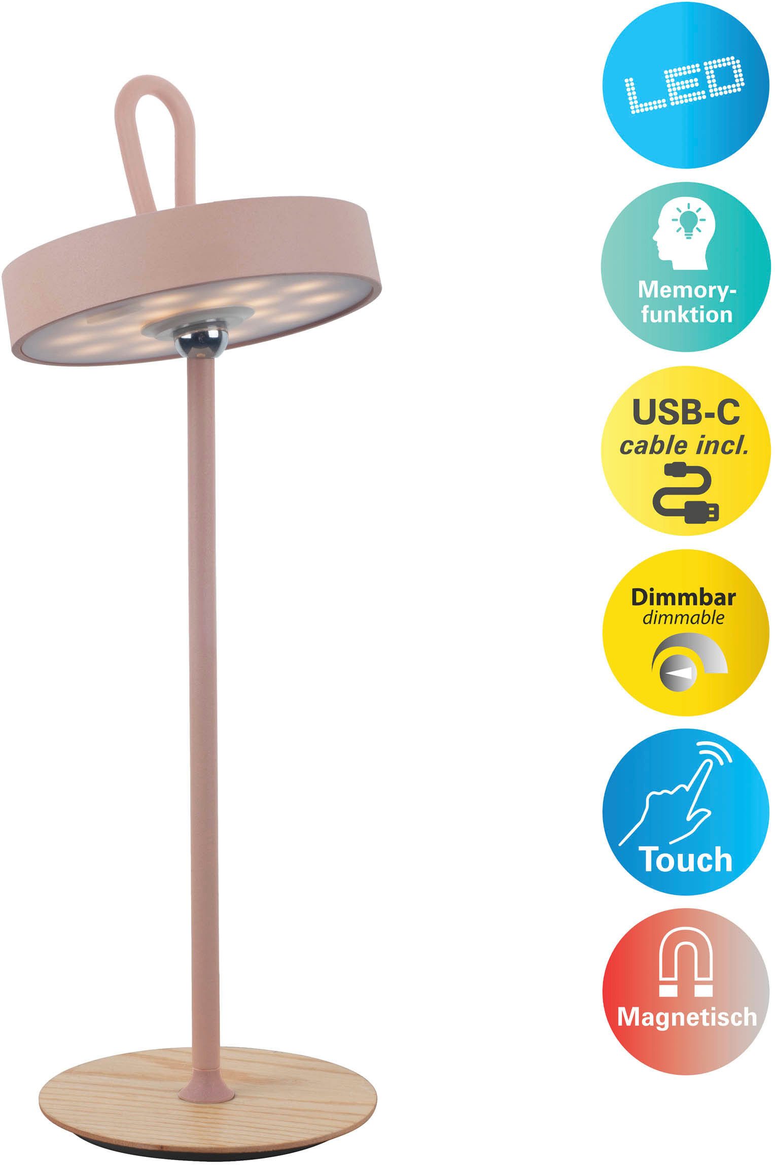 my home LED Tischleuchte Charmont mit günstig online kaufen