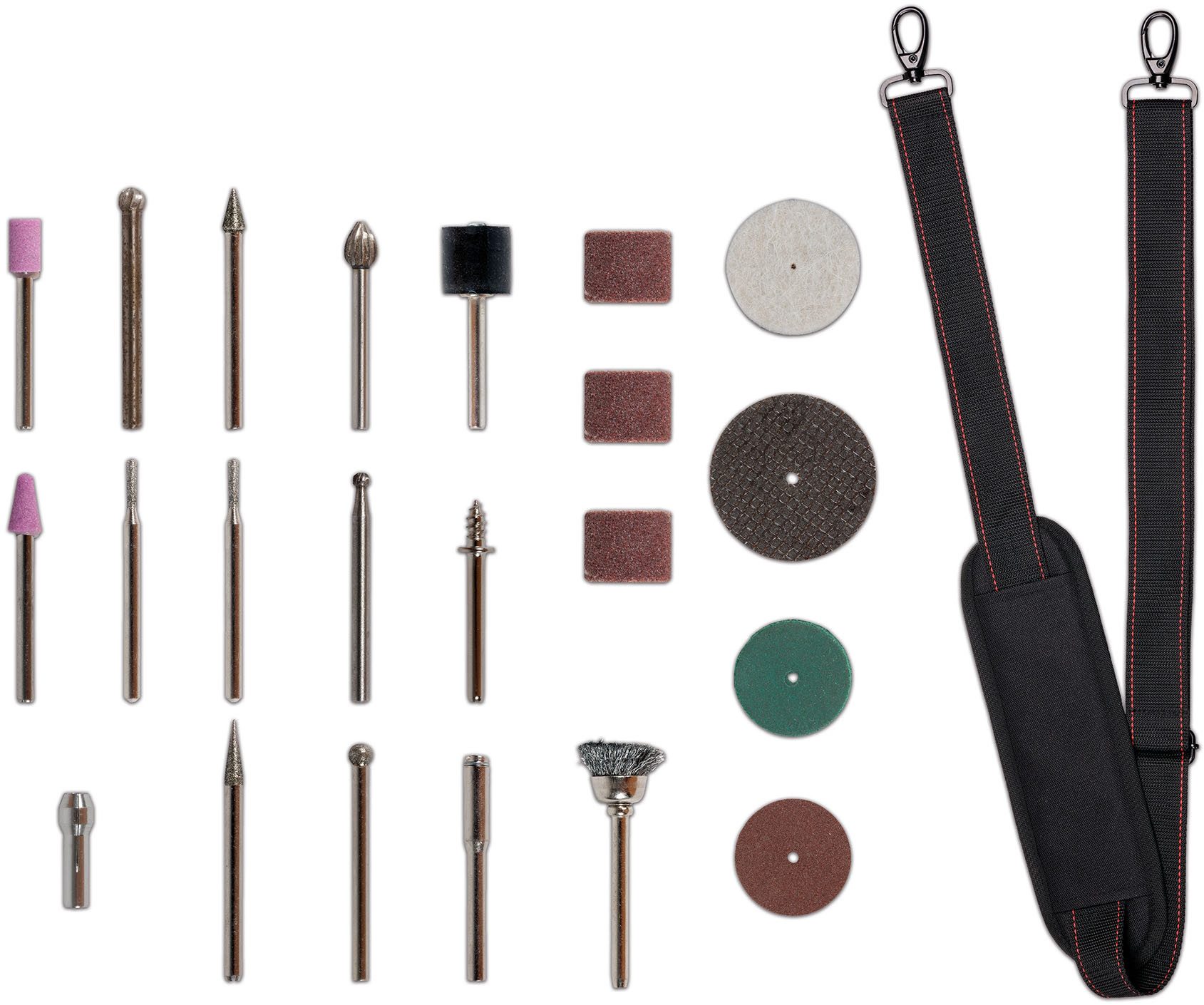 Einhell Akku-Multischleifer Akku-Schleif-/Gravur-Werkzeug TE-MT 18/34 Li-Solo, (Set, 9 tlg), zum Gravieren und Polieren, ohne Akku