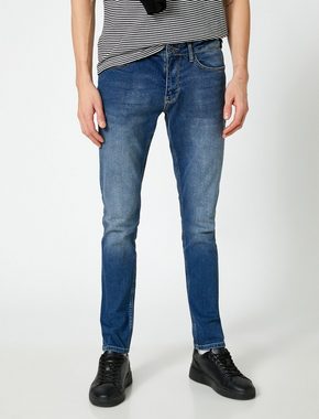 Koton 5-Pocket-Jeans Herren Slim Jeans