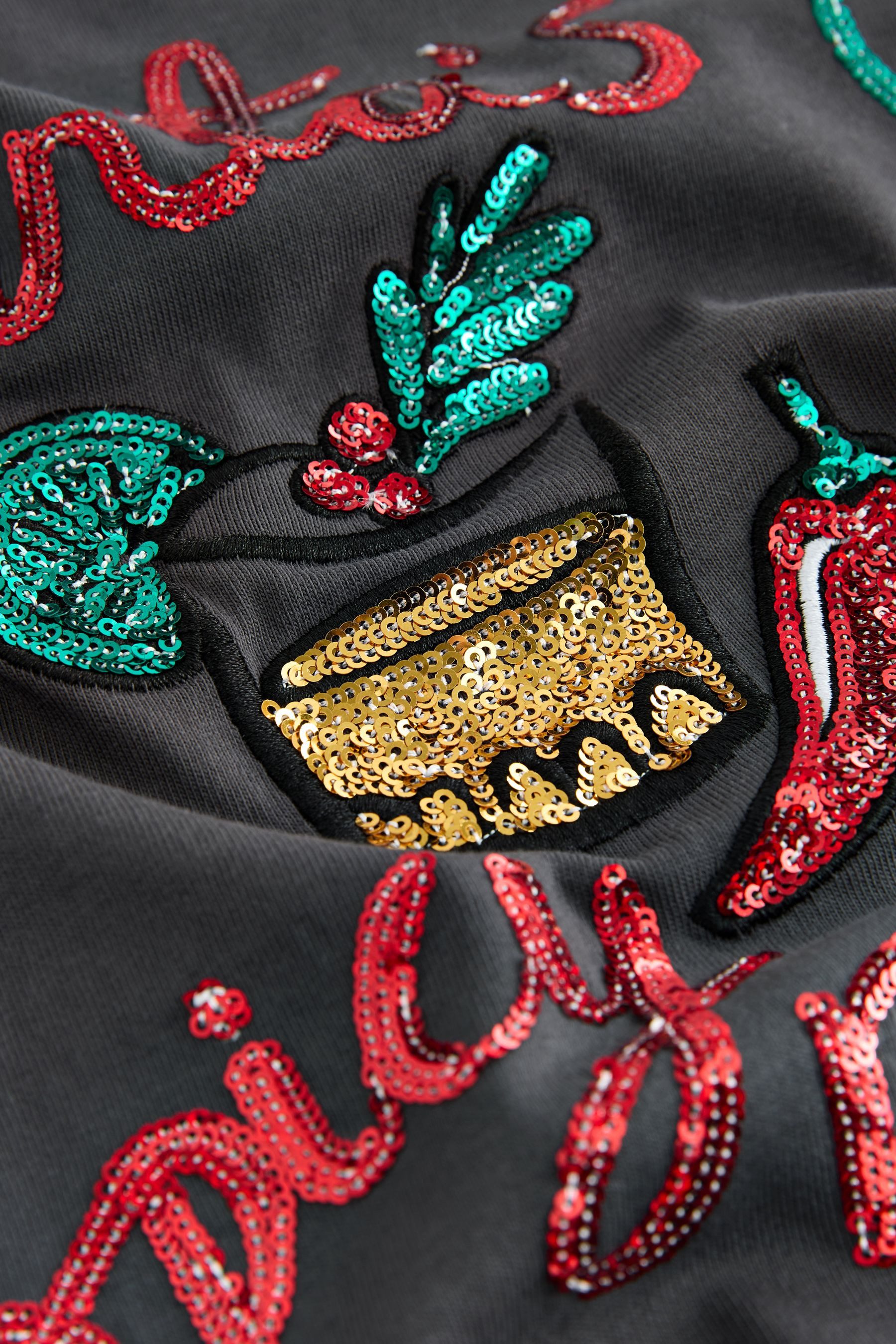 Next Paillettenshirt Pailletten-T-Shirt, Spice Margarita (1-tlg) günstig online kaufen