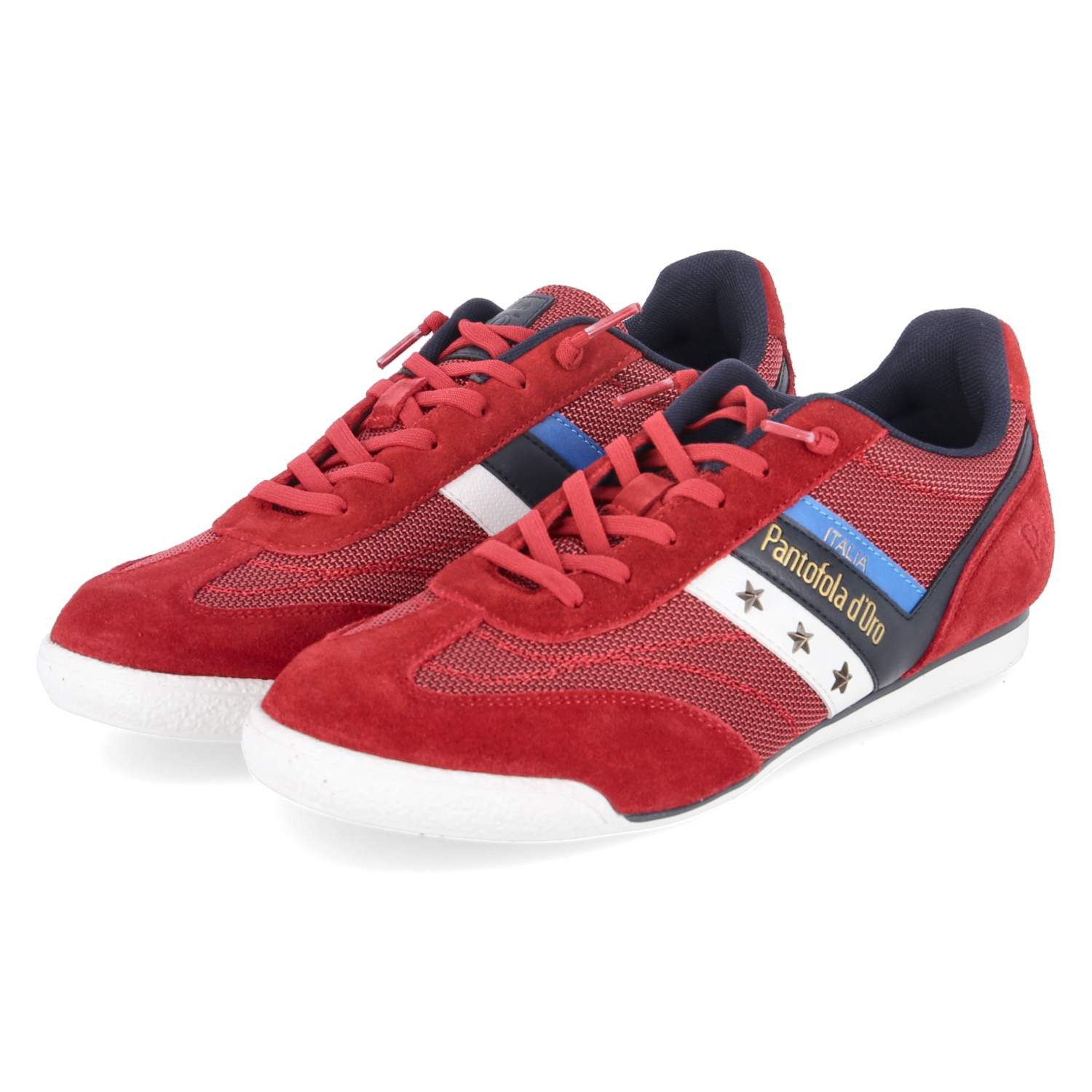 Pantofola d´Oro Pantofola d'oro PD001001761M-02-4125 Herren Leder & Textil red Schnürschuh