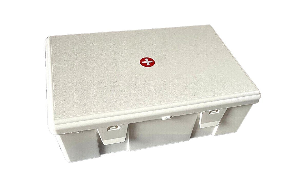 Anplast Angelkoffer Karpfenbox - Medizinbox 2,5L MaXi BoX Behälter Tackle Angelkiste weiß