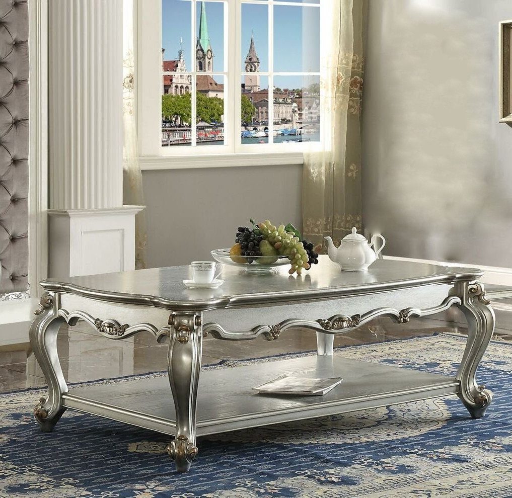 JVmoebel Couchtisch Klassischer Tisch Couchtisch Beistelltisch Sofa Barock Royal Barock, Made in Europa