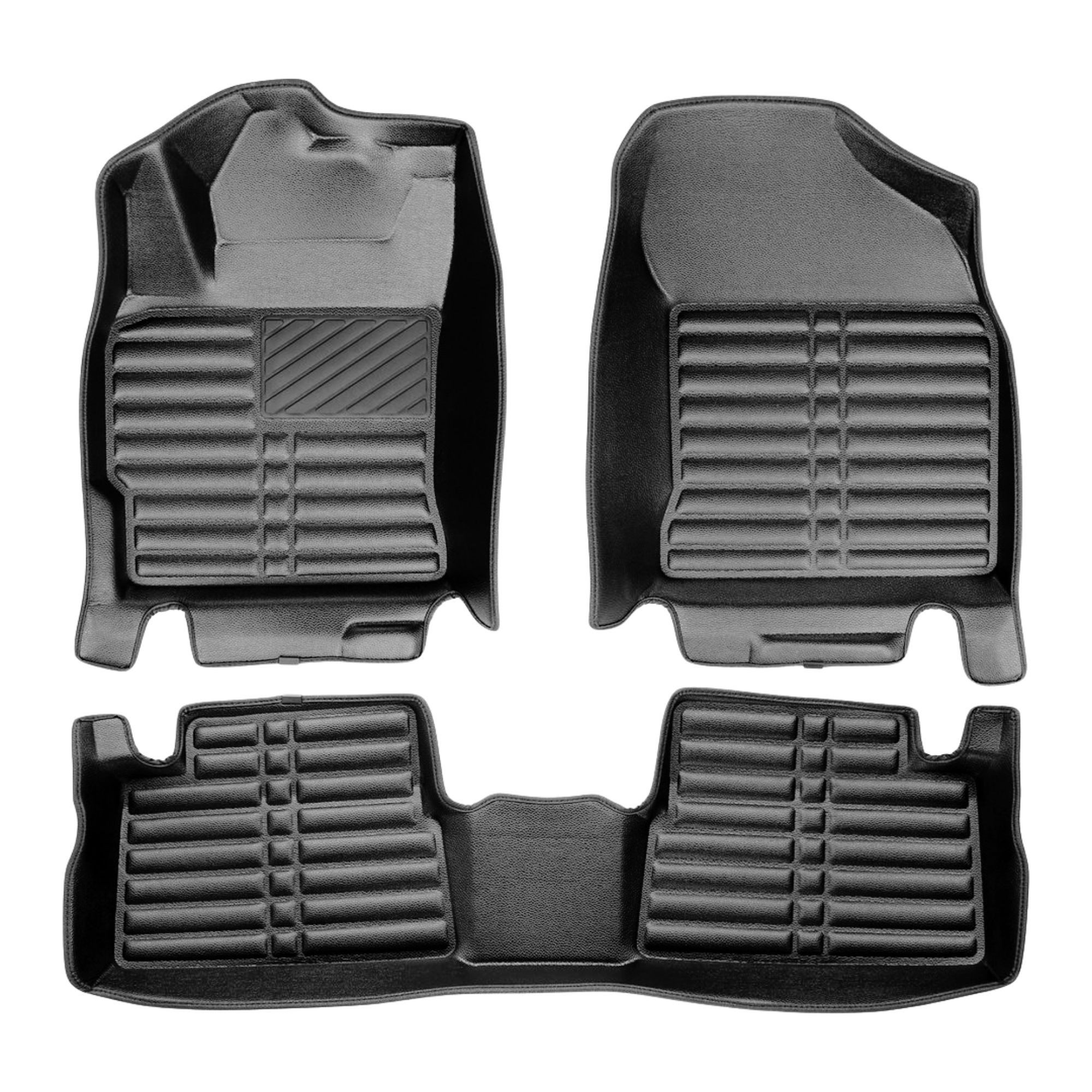 fussmattenprofi.com Auto-Fußmatte 5D Premium Auto Fussmatten für Toyota Auris (E18) 2013-2019 (1 St), für Toyota Toyota Auris