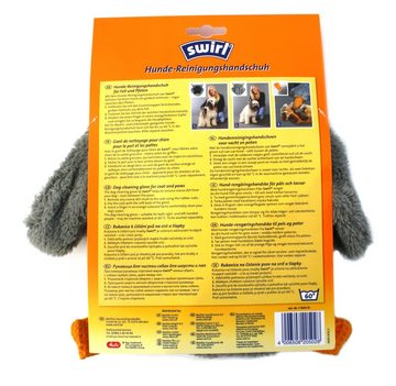 Swirl Fellbürste Hunde-Reinigungshandschuh für Fell + Pfoten Handschuh, (1-tlg)