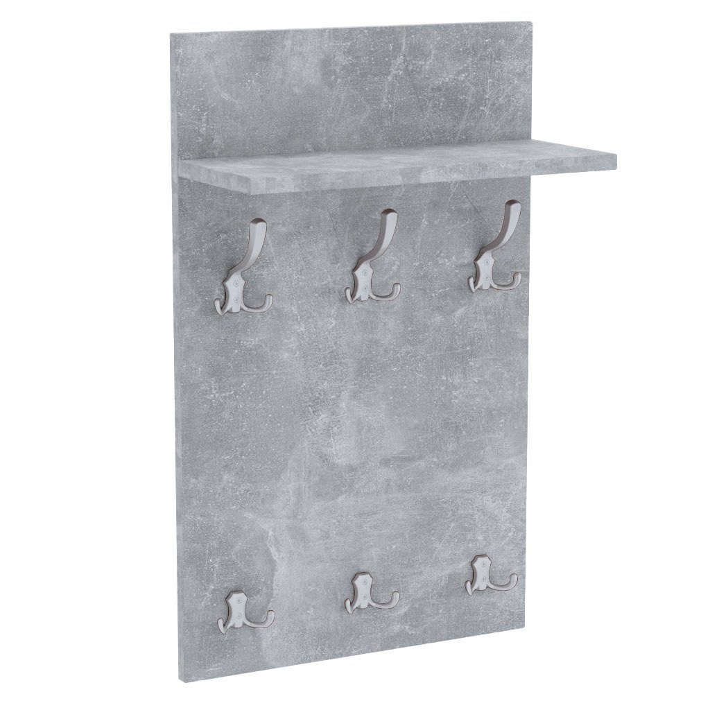 AKKE Шкафыhalter, MIDI Garderobe Aluminium Haken 2mm PVC Kantenumleimung