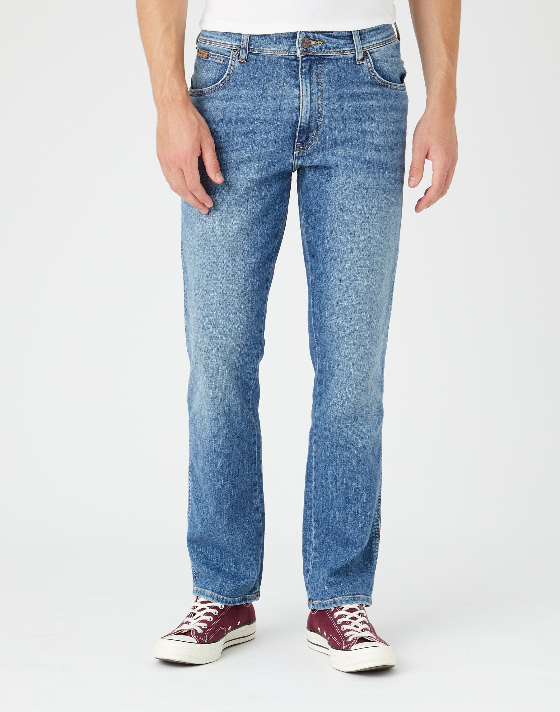 5-Pocket-Jeans WRANGLER TEXAS worn broke W1219237X