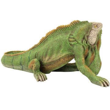 Online-Fuchs Gartenfigur Leguan XL Eidechse Gecko Reptil Tiere groß Teichdeko Terrarium, Maße ca. 55 x 26 x 22 cm, Wetterfest