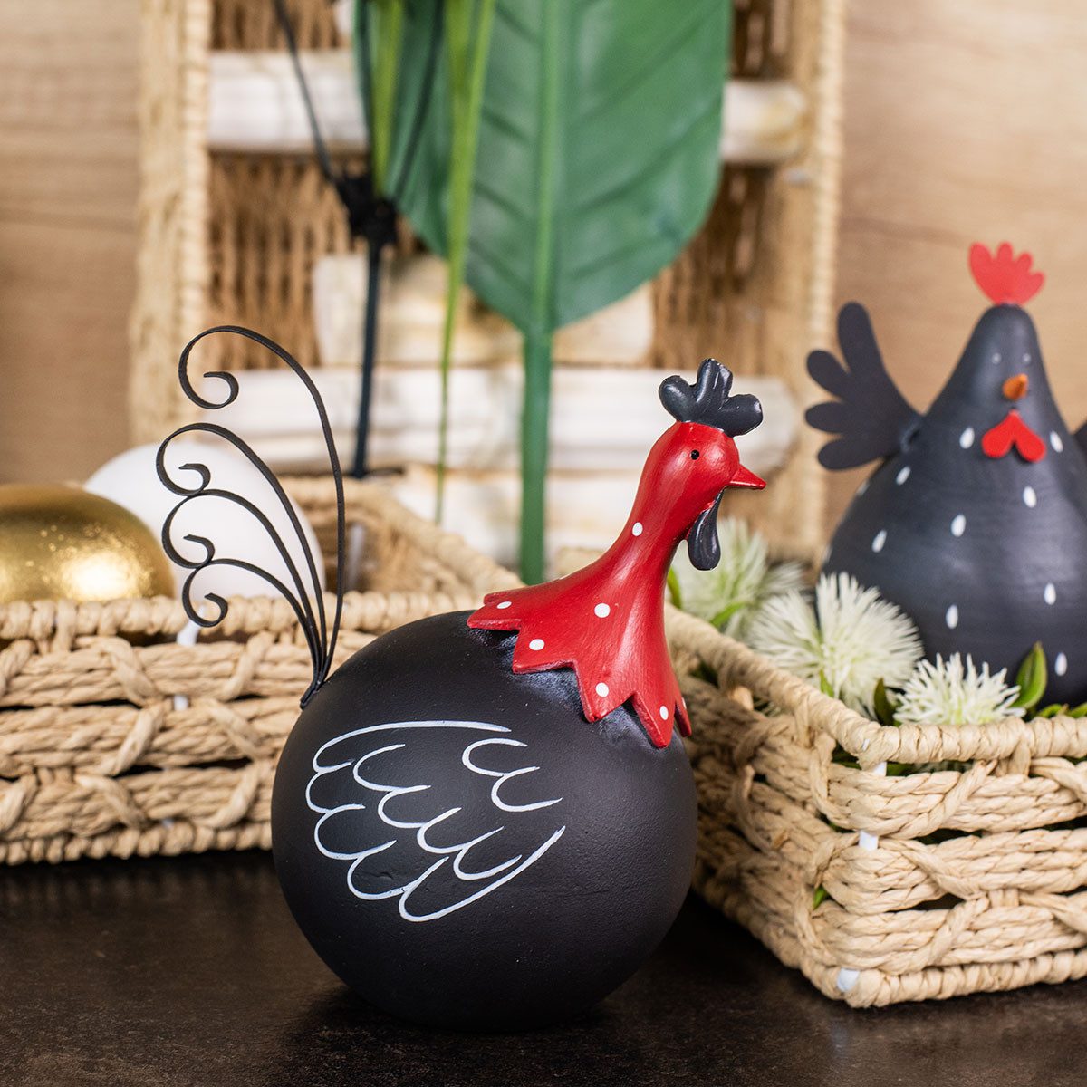 Viana Osterhase Hahn Osterdeko Metall Deko günstig online kaufen