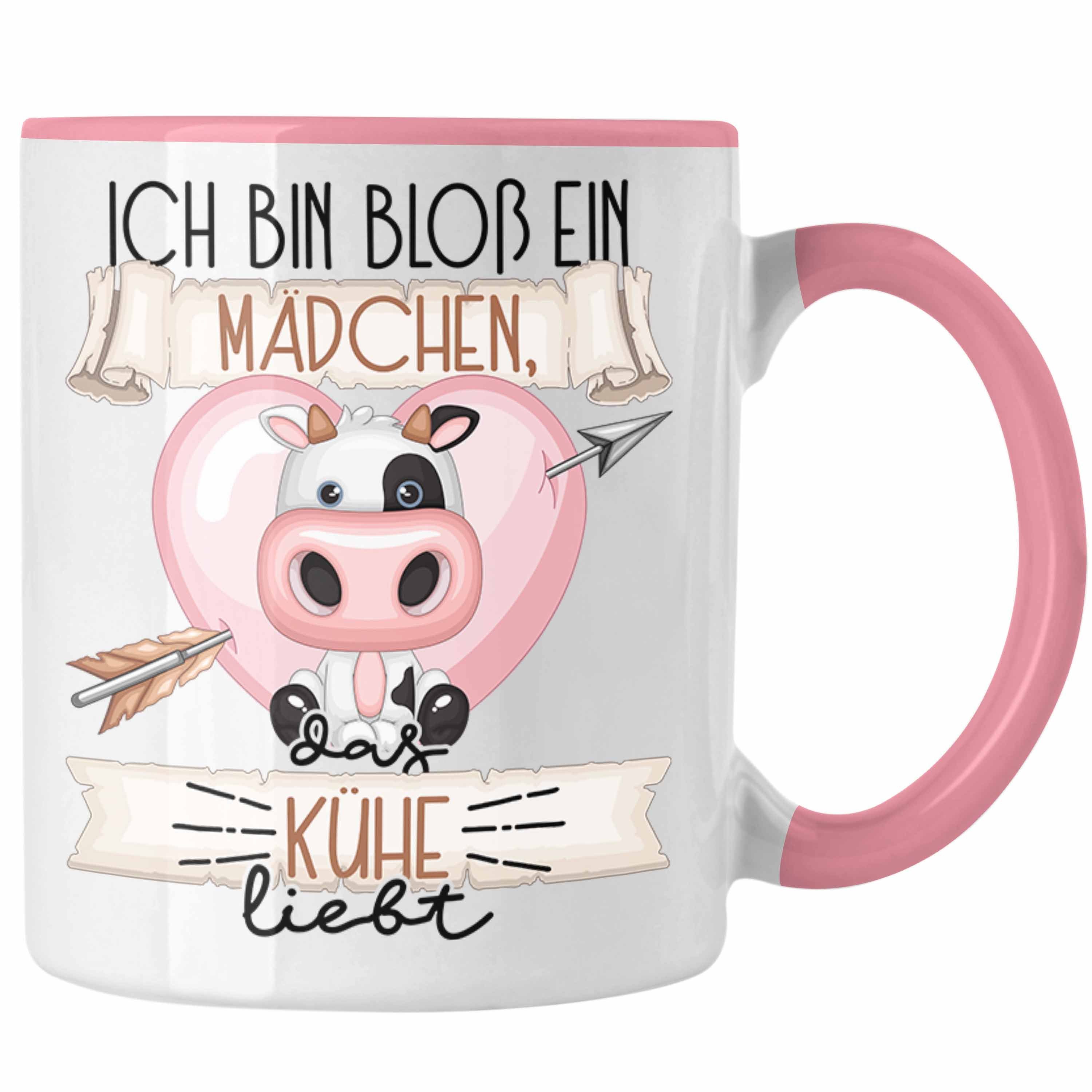 Geschenk Das Tasse Bin Ein Liebt Kühe Lan Rosa Bloß Kühe Trendation Ich Mädchen Frauen Tasse