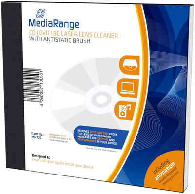 Mediarange CD-Rohling Reinigungsdisc Laser Lens Cleaner für BD / CD / DVD Laufwerke