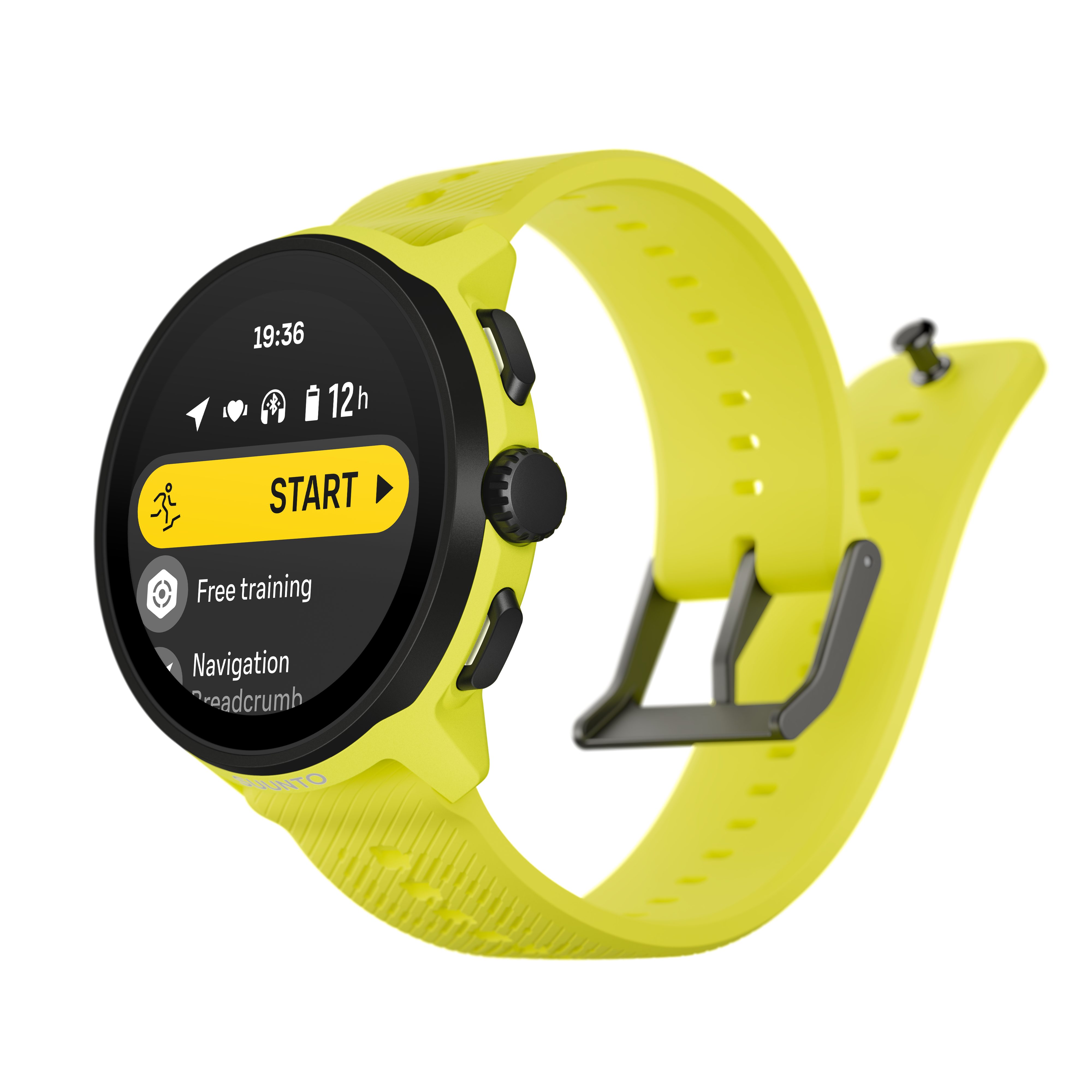 Suunto RUN Leichte Sportuhr speziell für Läufer Fitnessuhr (3,35 cm), Aktivitätsaufzeichnung, Herzfrequenz, Schlaftracking, MP3-Speicher