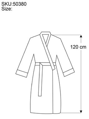 Guru-Shop Kimono Langer Kimono im Japan Style, Kimono Mantel,.., alternative Bekleidung