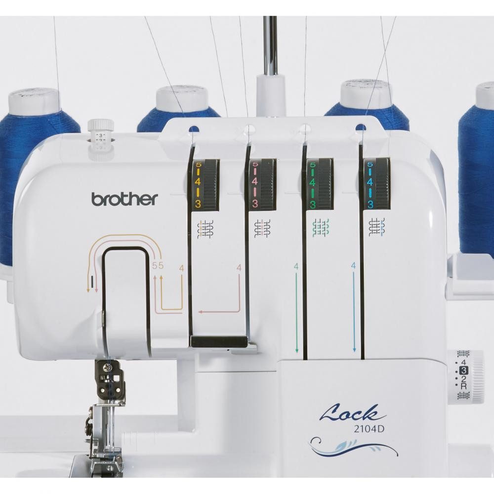 Brother Overlock-Nähmaschine - 2104D 4 Faden Overlock – Bild 5 von 5