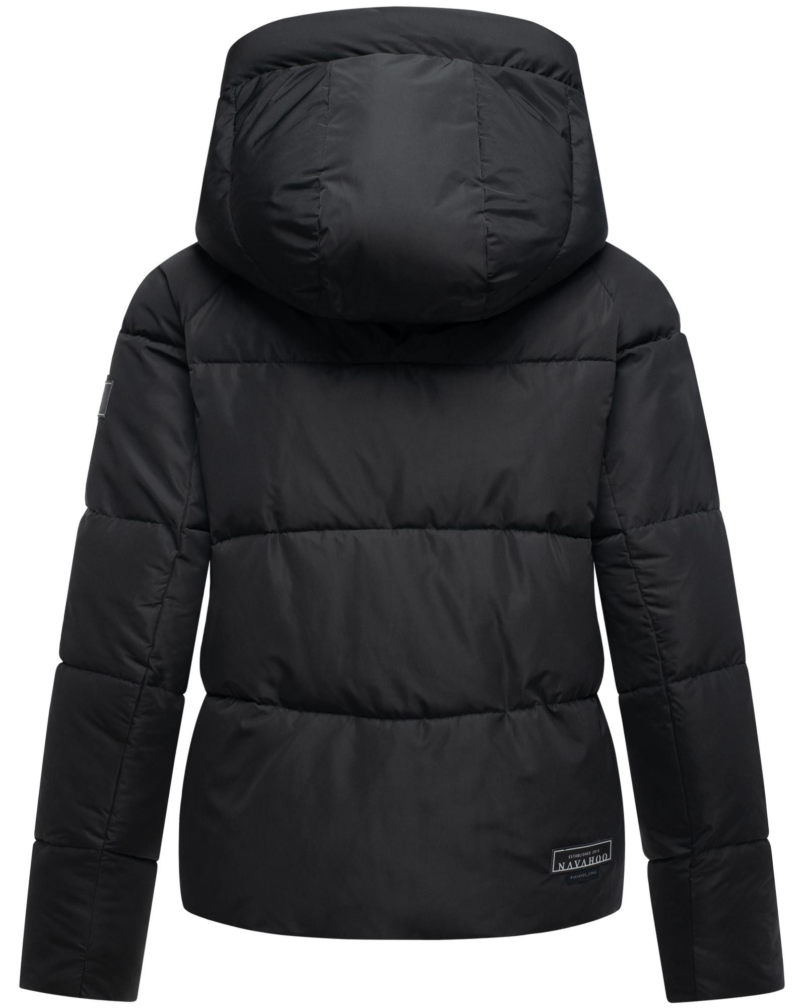 Navahoo Steppjacke Frostherz XIV Kurze gesteppte Damen Winterjacke mit abnehmbarer Kapuze