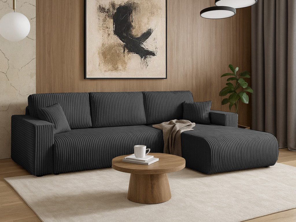 Beautysofa Ecksofa Porto mit universelle Ottomane, günstig online kaufen