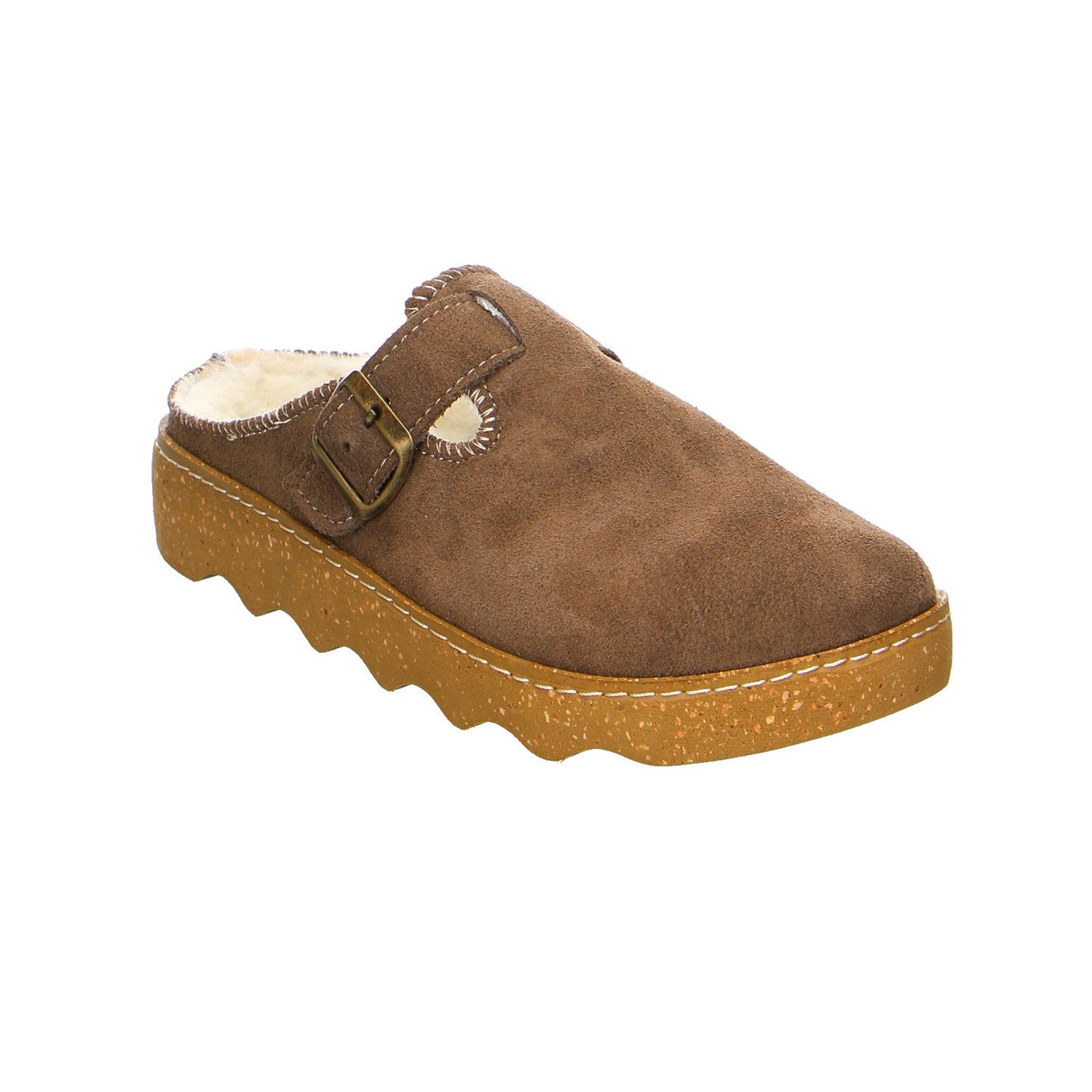 Rohde Rohde Velour Hausschuhe Winter braun Pantoffel