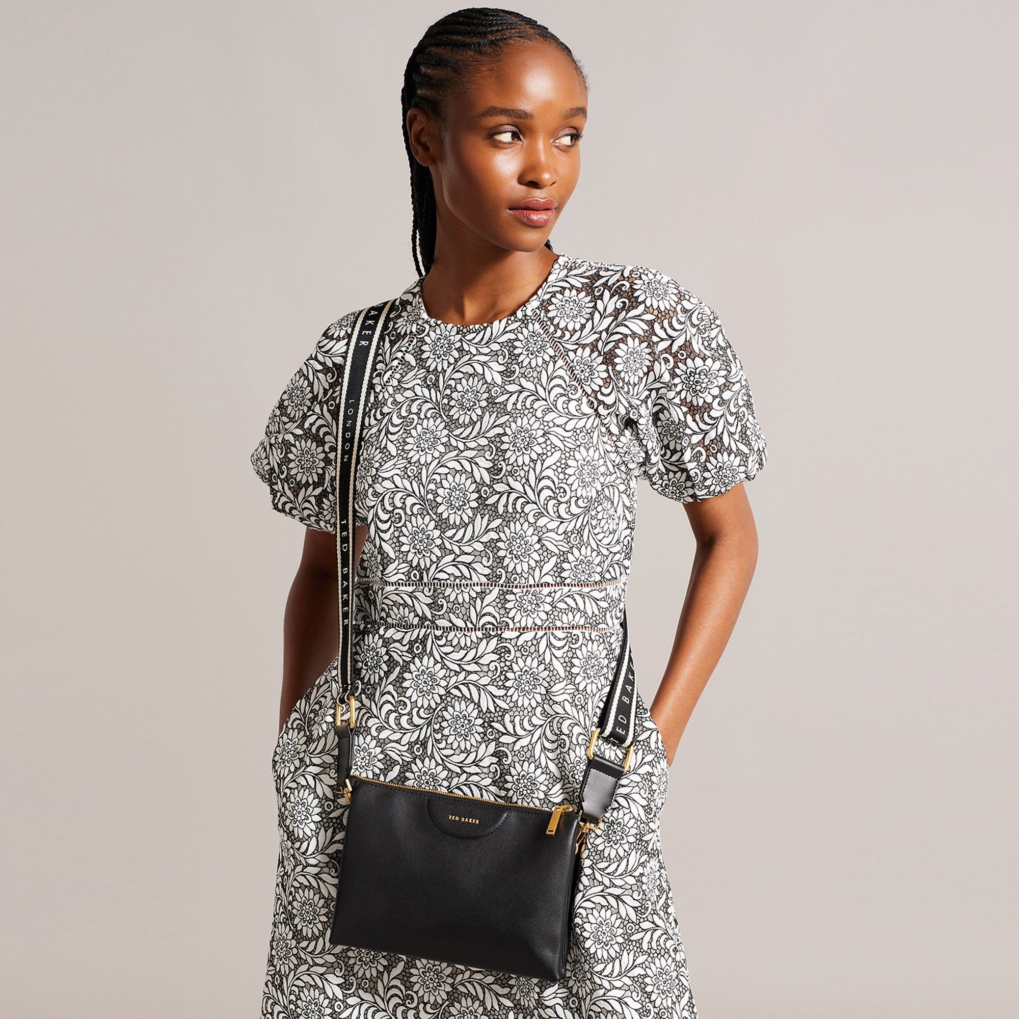Ted Baker Umhängetasche, Leder günstig online kaufen