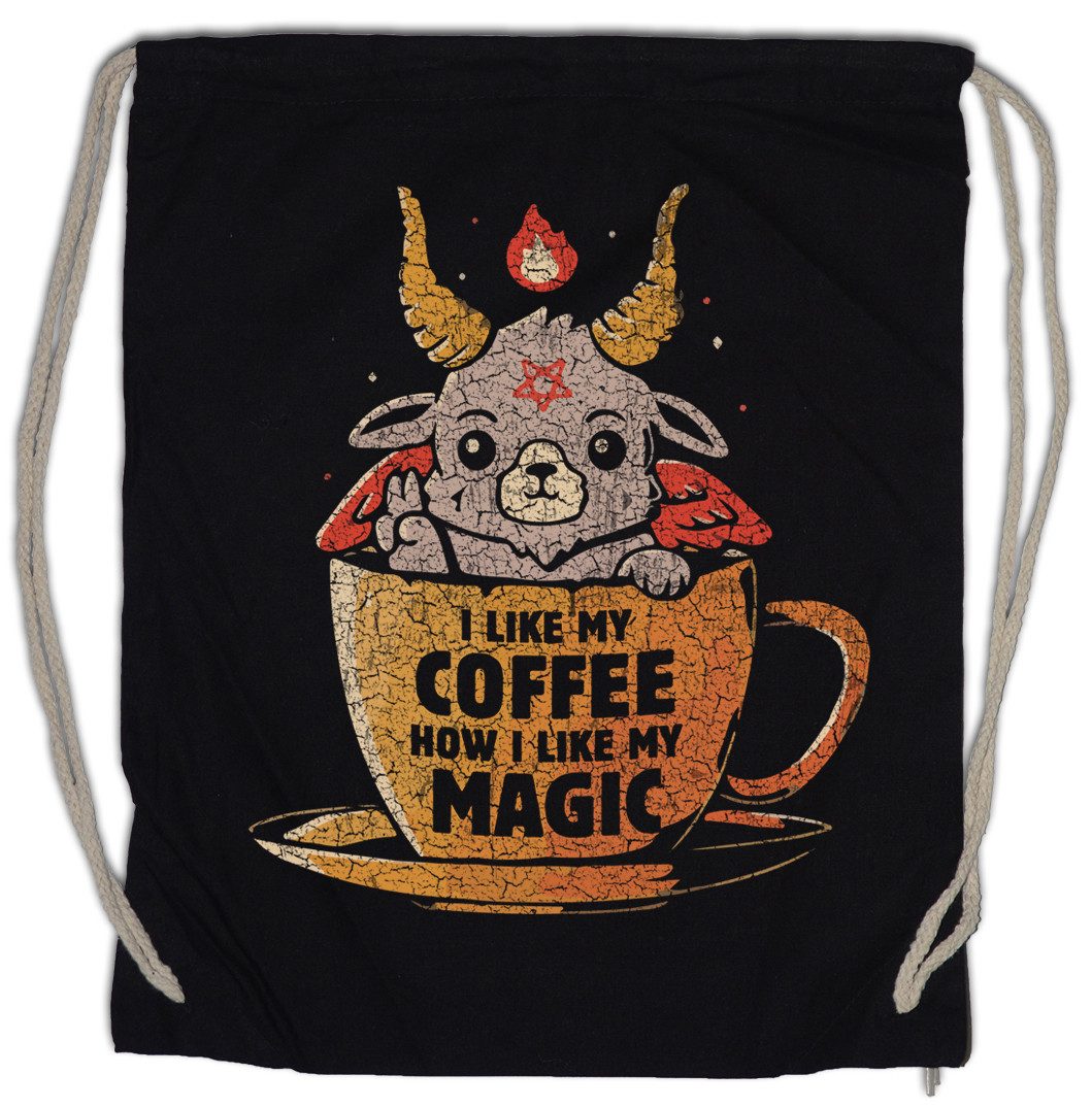 Turnbeutel Magic Coffee Turnbeutel Fun Geek Nerd Science Scientist Kaffee Molekül