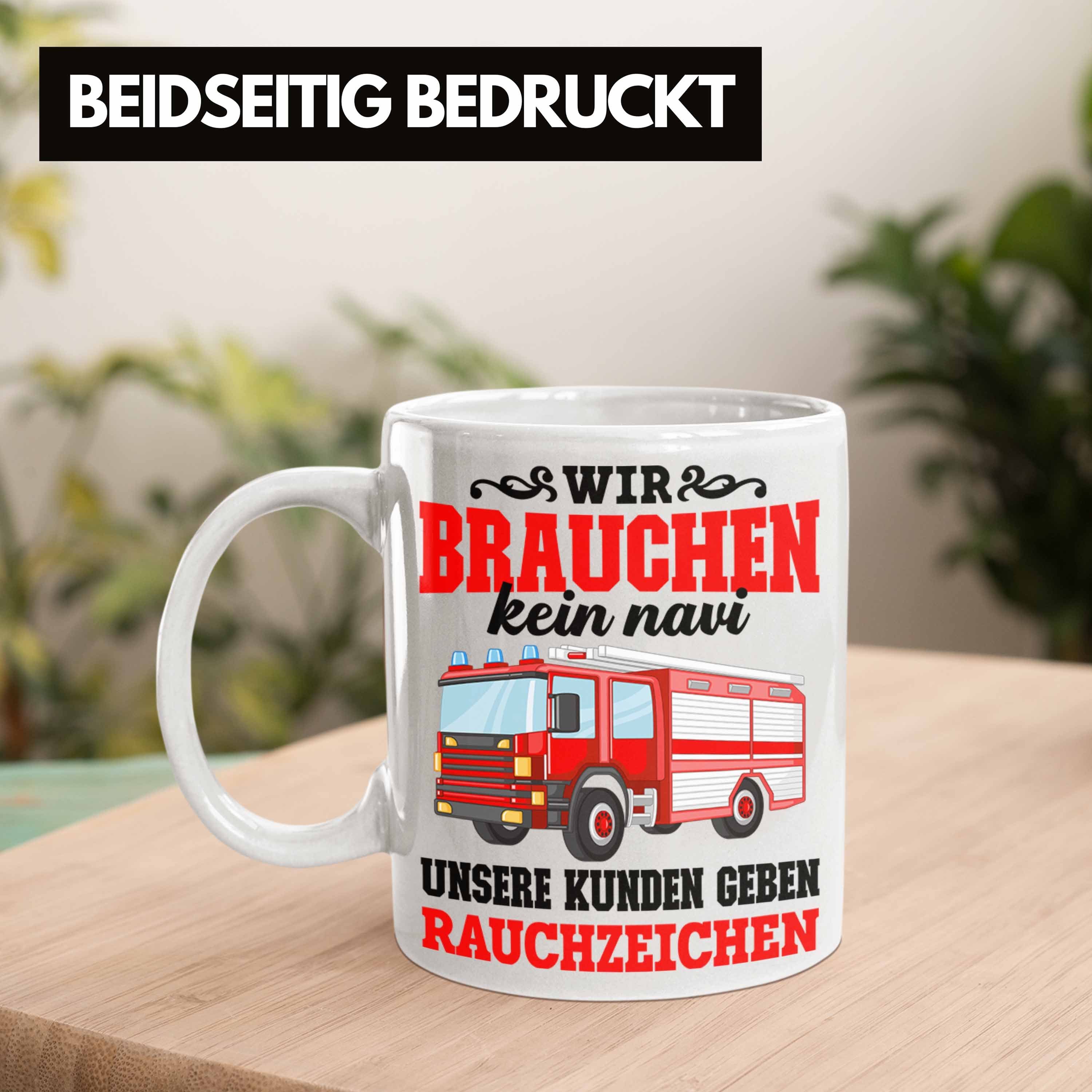 Trendation Tasse Trendation - Feuerwehr Tasse Geschenk Feuerwehrgeschenkartikel Mann Mä
