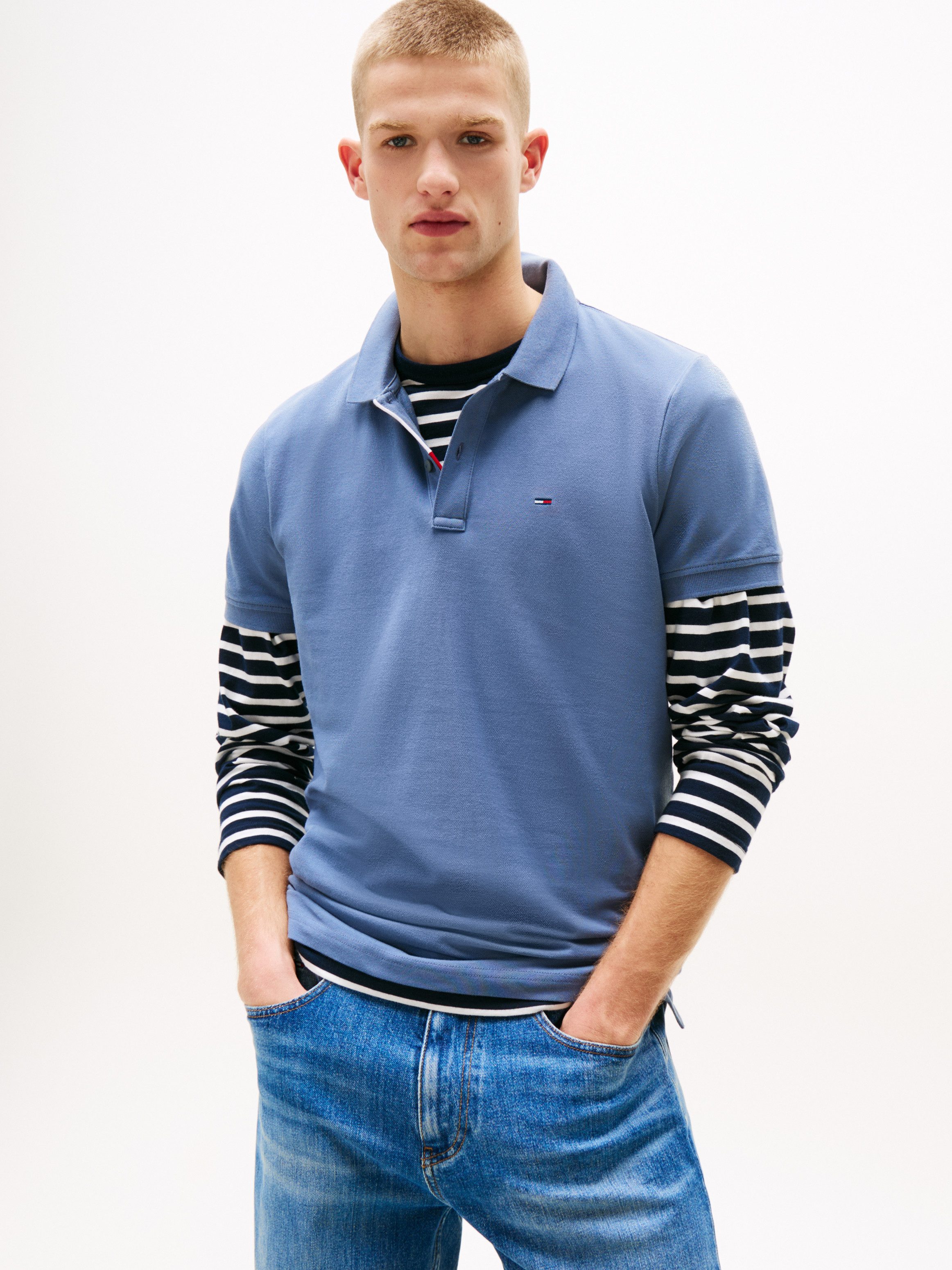 Tommy Jeans Poloshirt TJM SLIM PLACKET günstig online kaufen