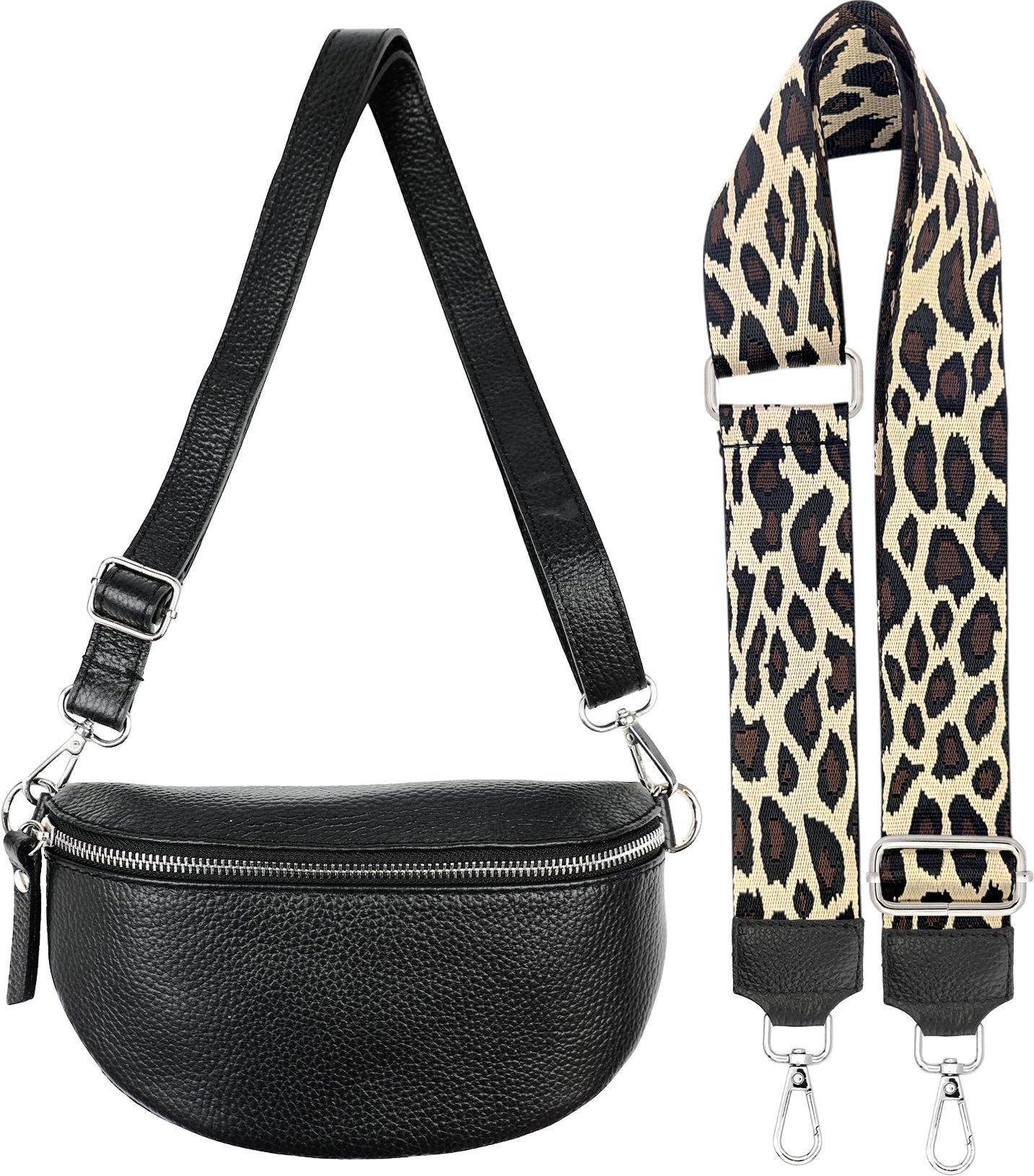 SEVA Gürteltasche Bauchtasche Damen Echtleder, Gürteltasche groß, Umhängeta günstig online kaufen