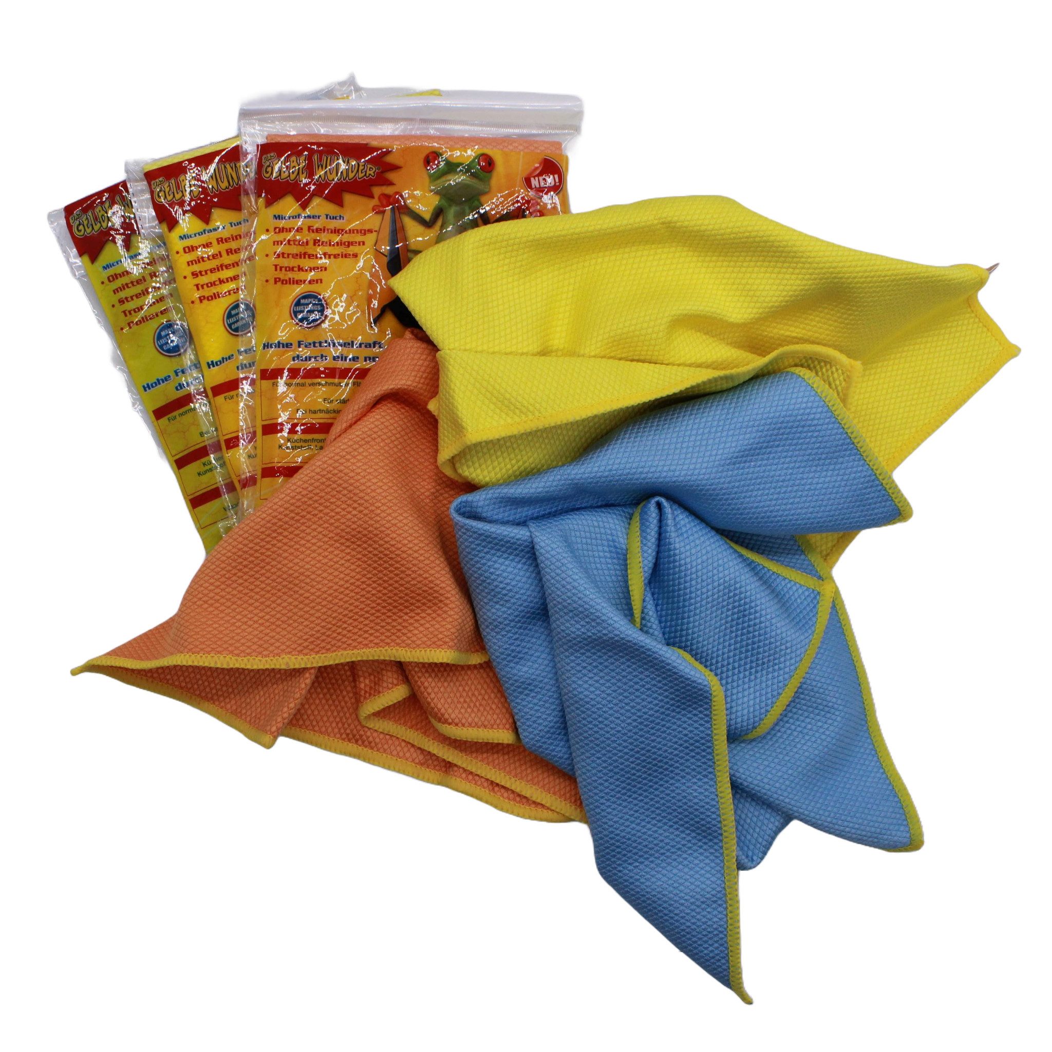MAPE MAPE DAS GELBE WUNDER MICROFASERTUCH 6 Stück 40x40 Mikrofasertuch