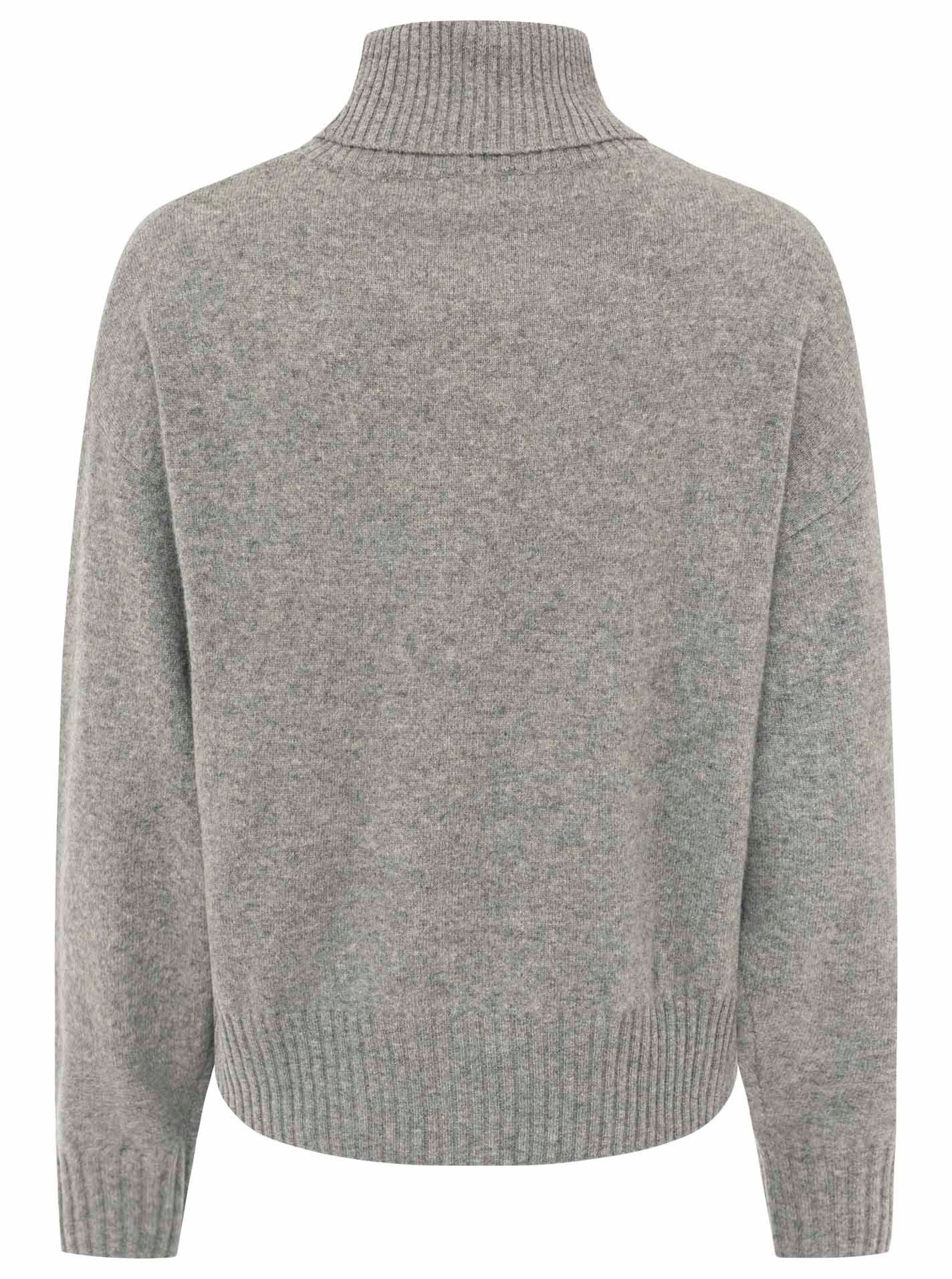Zwillingsherz Rollkragenpullover 100% Kaschmir Boxy Rollneck