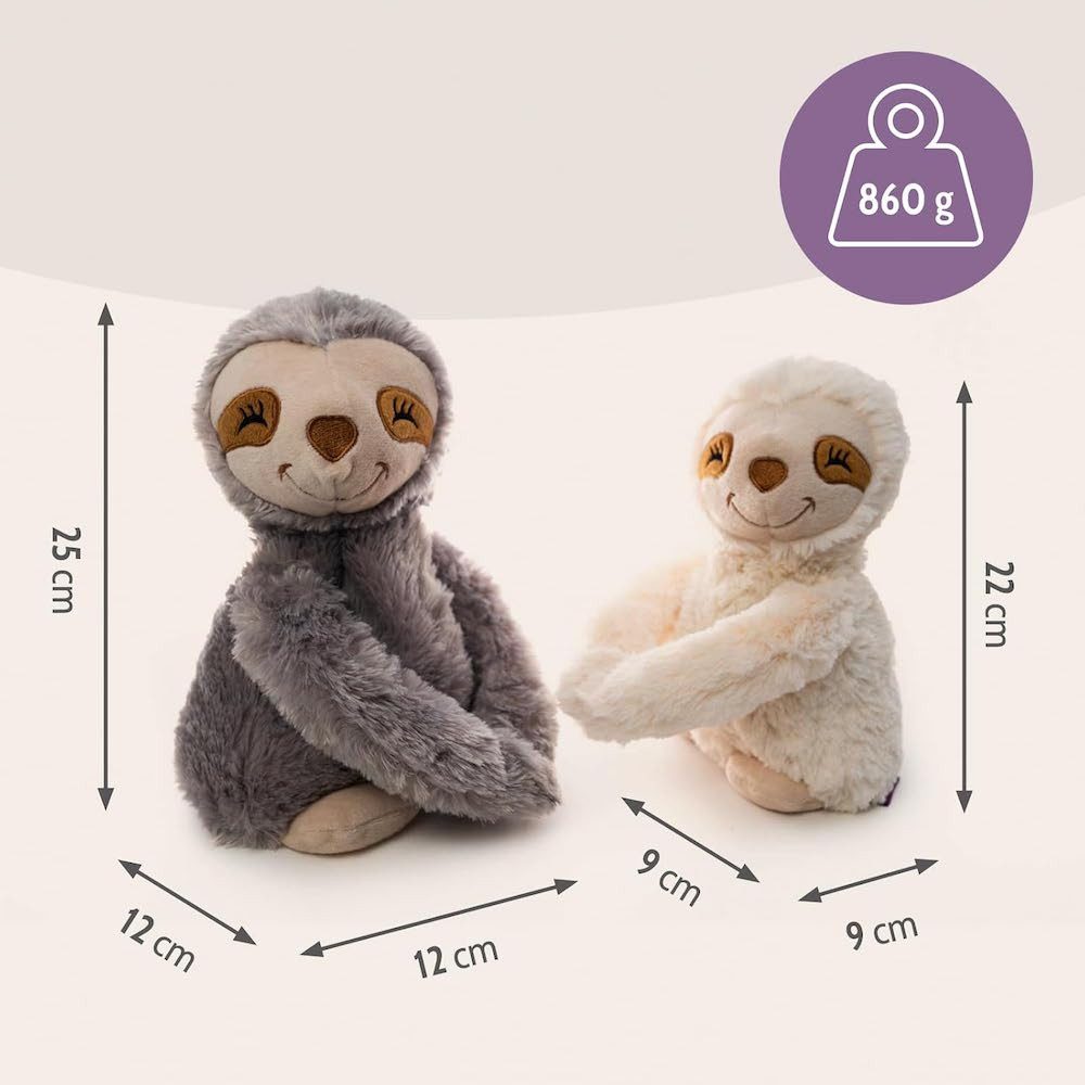 Habibi Plush Wärmekissen Habibi Plush Wärmetier Stoffier 1960 Hugys Faultier Mama + Kind