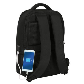 MARVEL Laptoptasche Marvel Laptop- und Tablet-Rucksack mit USB-Anschluss Schwarz