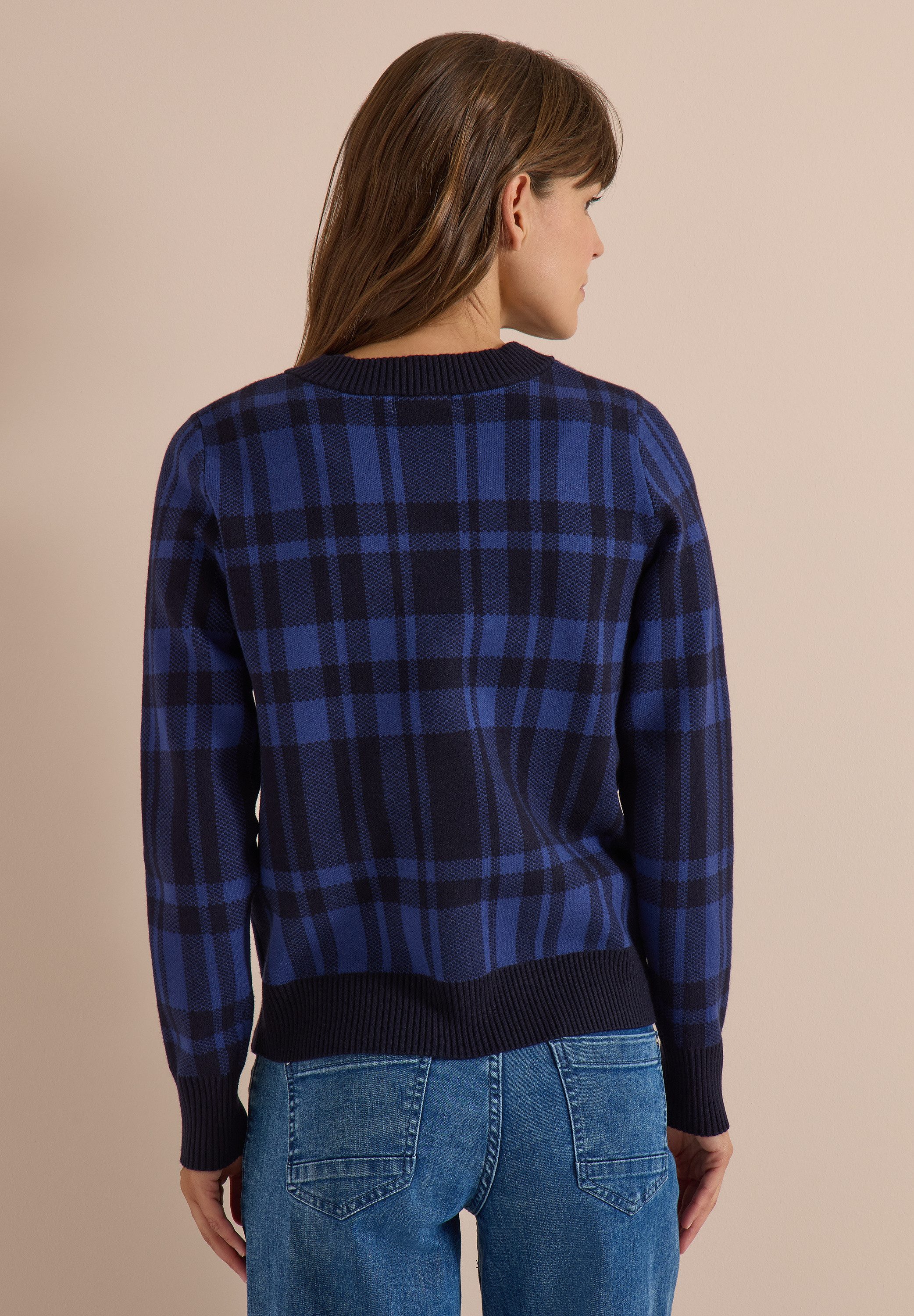 CECIL Strickjacke mit Karomuster