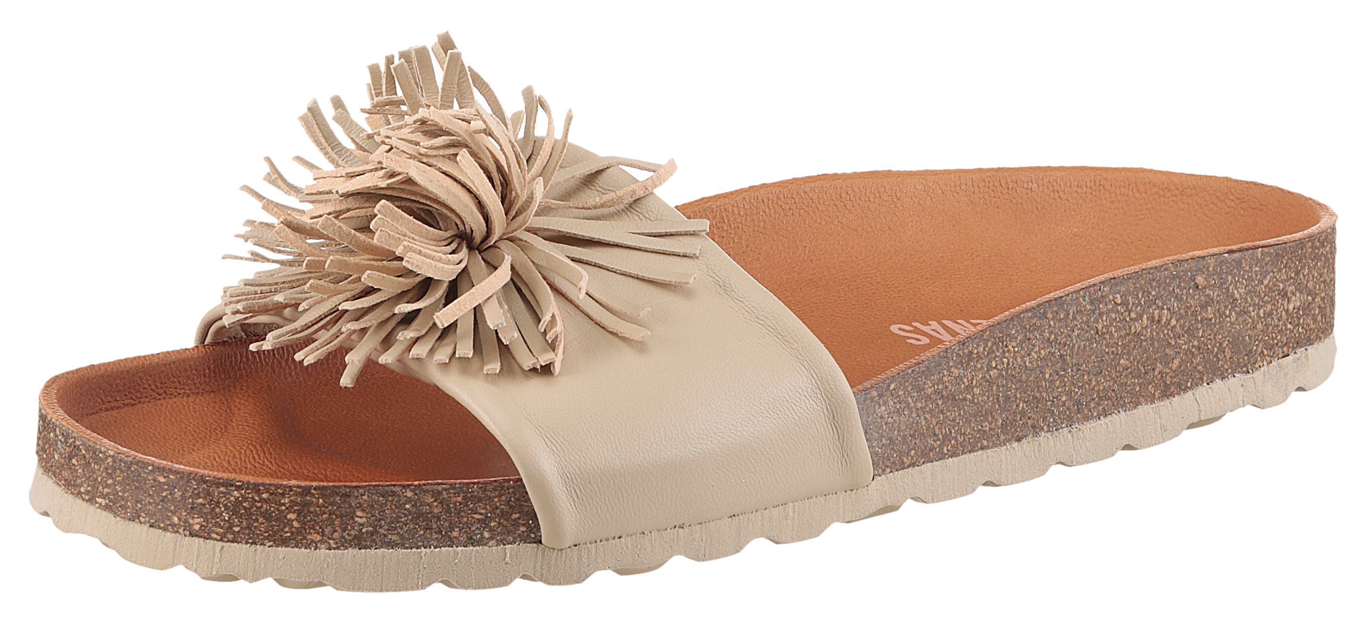 VERBENAS Reina Ecobrush Pantolette, Sommerschuh, Schlappen, günstig online kaufen