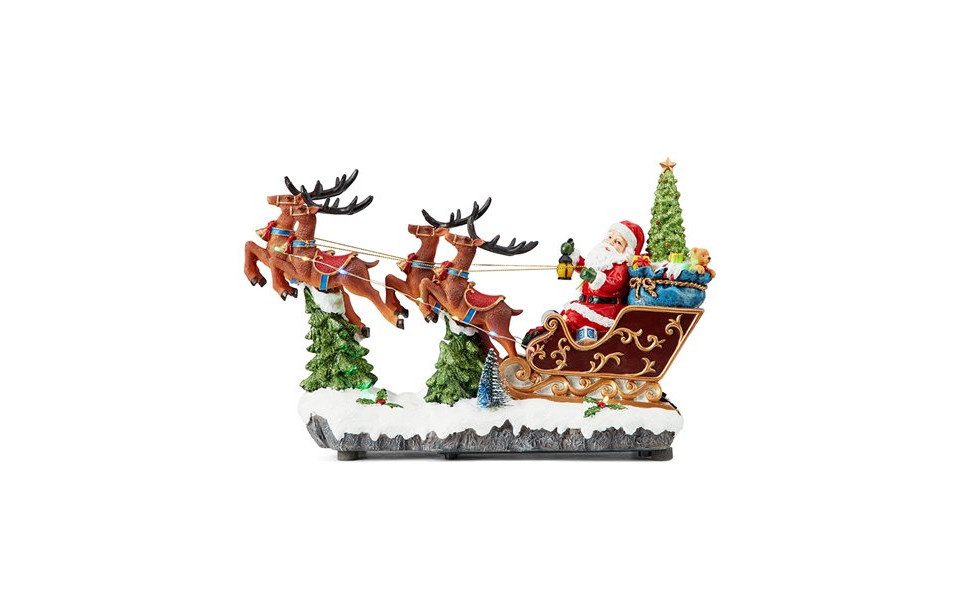Markslöjd Dekofigur Markslöjd LED Dekofigur Weihnachtsschlitten mit