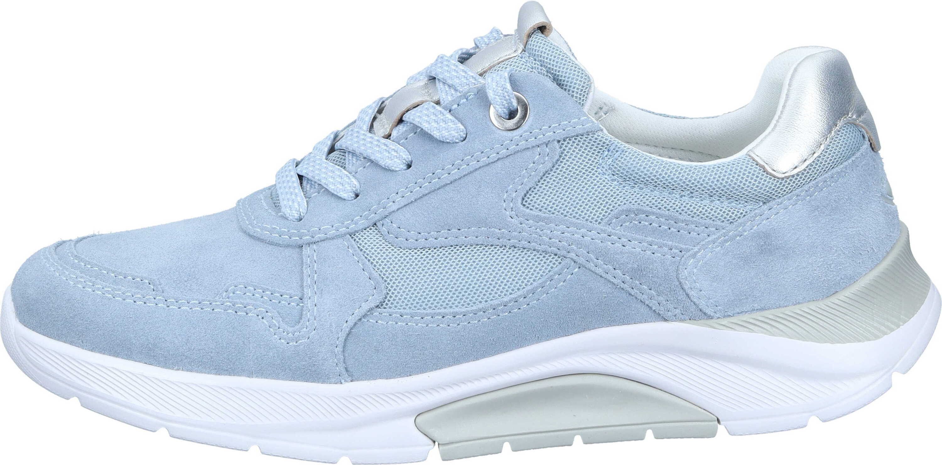 Gabor Schnürer Sneaker aus Velours/Mesh günstig online kaufen